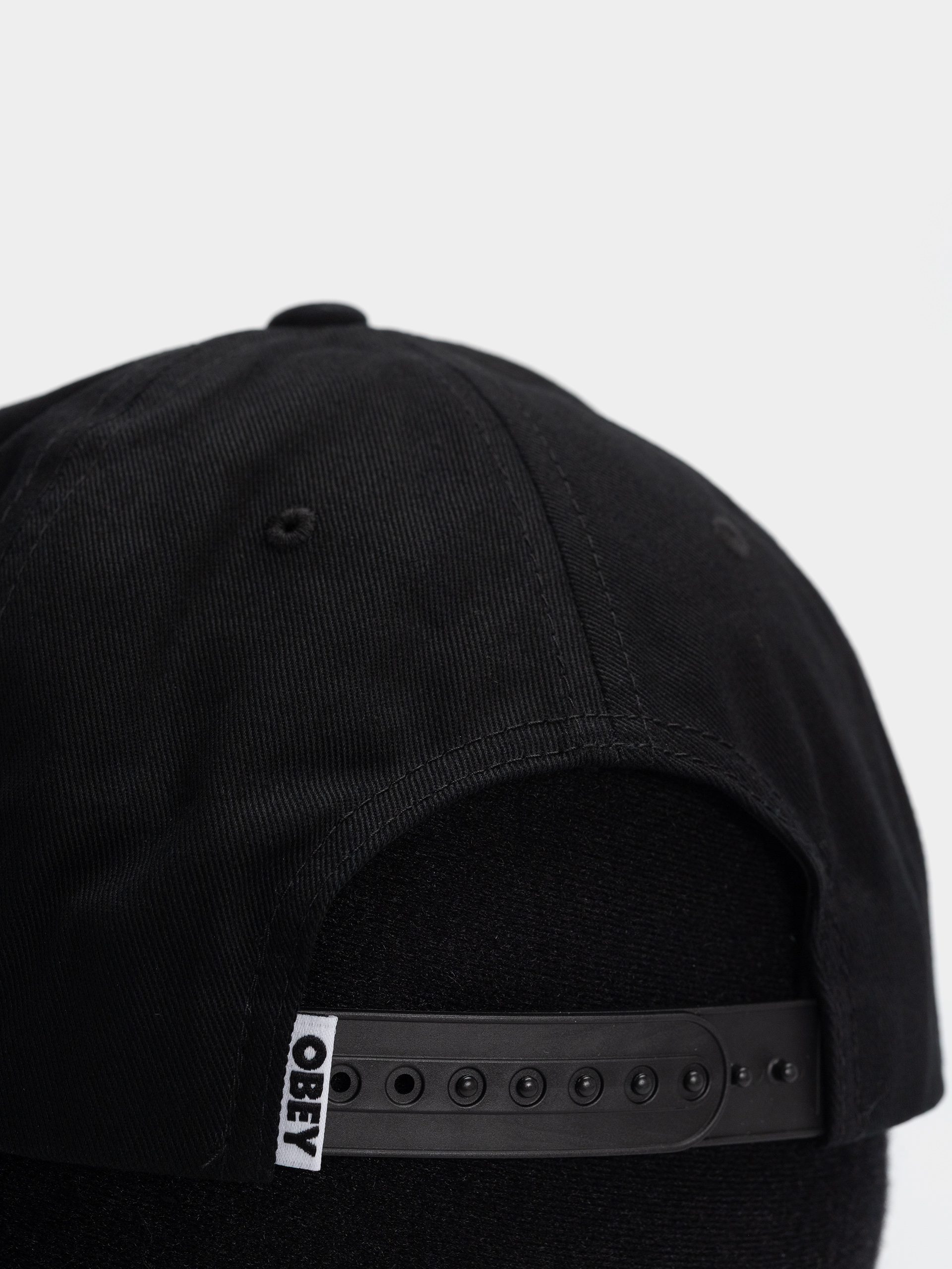 OBEY Delta 5 Panel Baseball sapka (black)