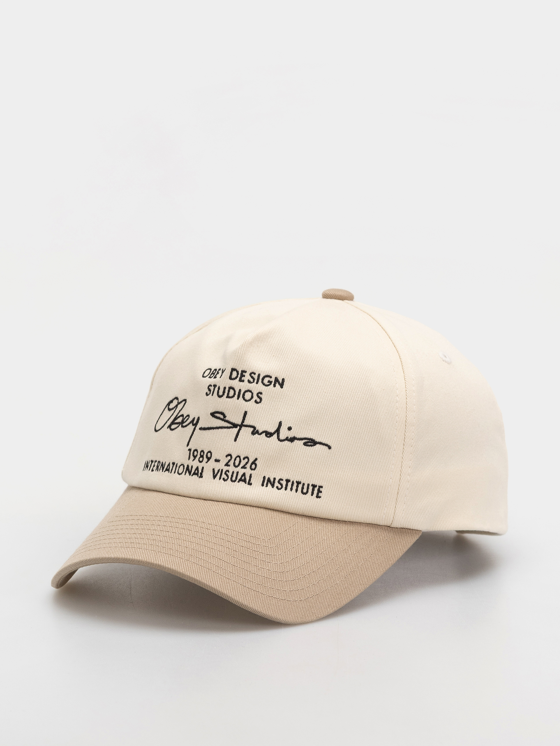OBEY Design Studios 5 Panel Baseball sapka (pale khaki multi)