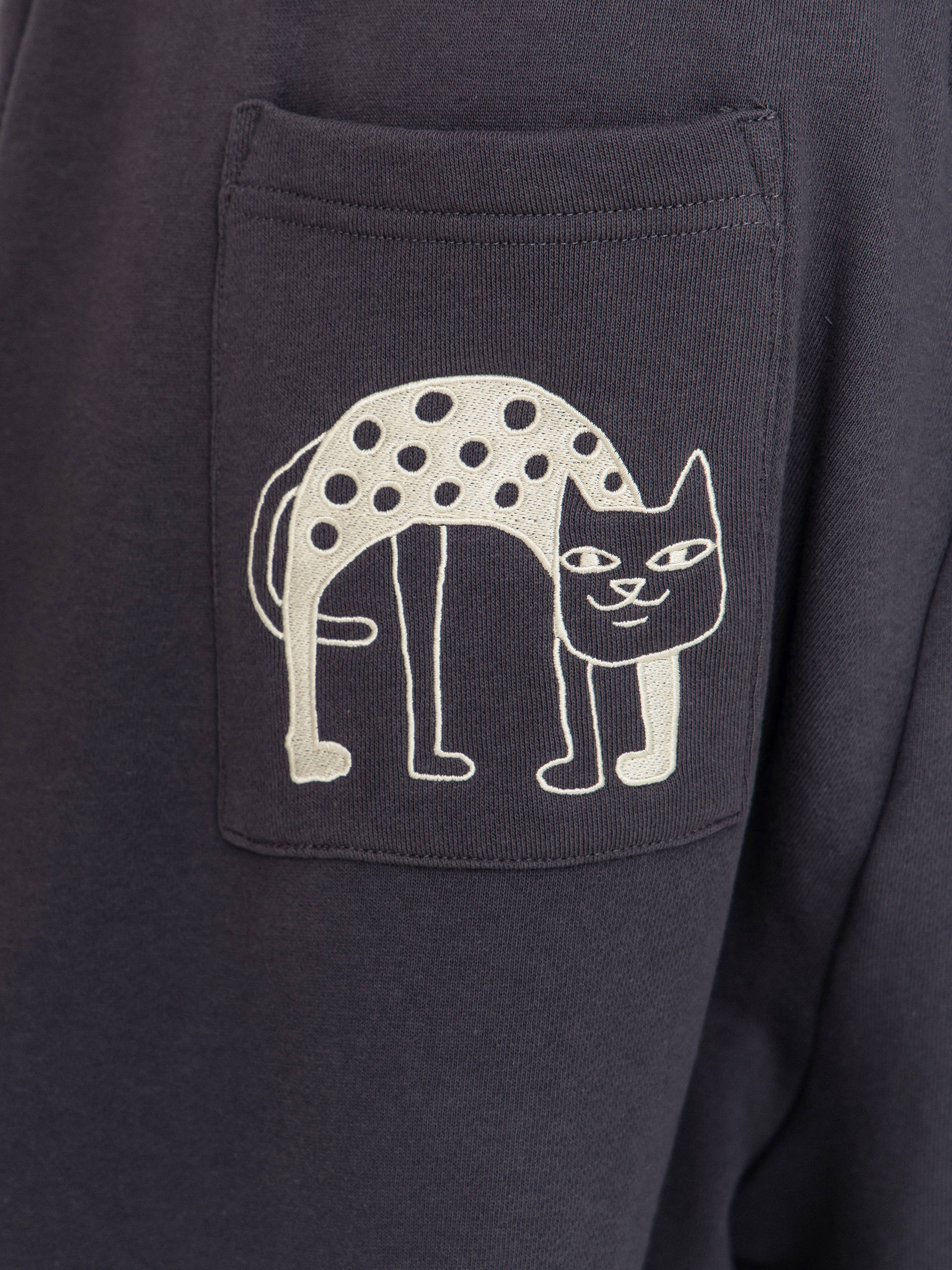 RipNDip Blonded Straight Leg Kisnadrág (charcoal)