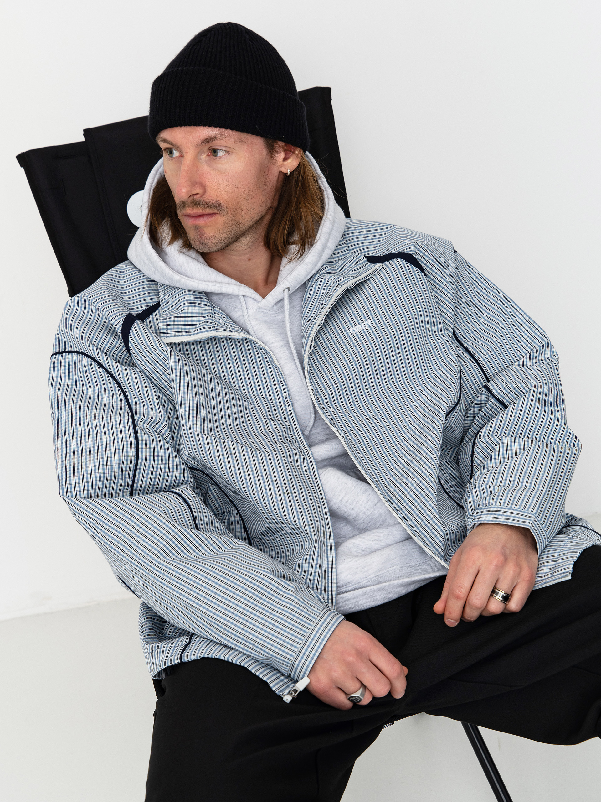 OBEY Practice Windbreaker Dzseki (plaid multi)