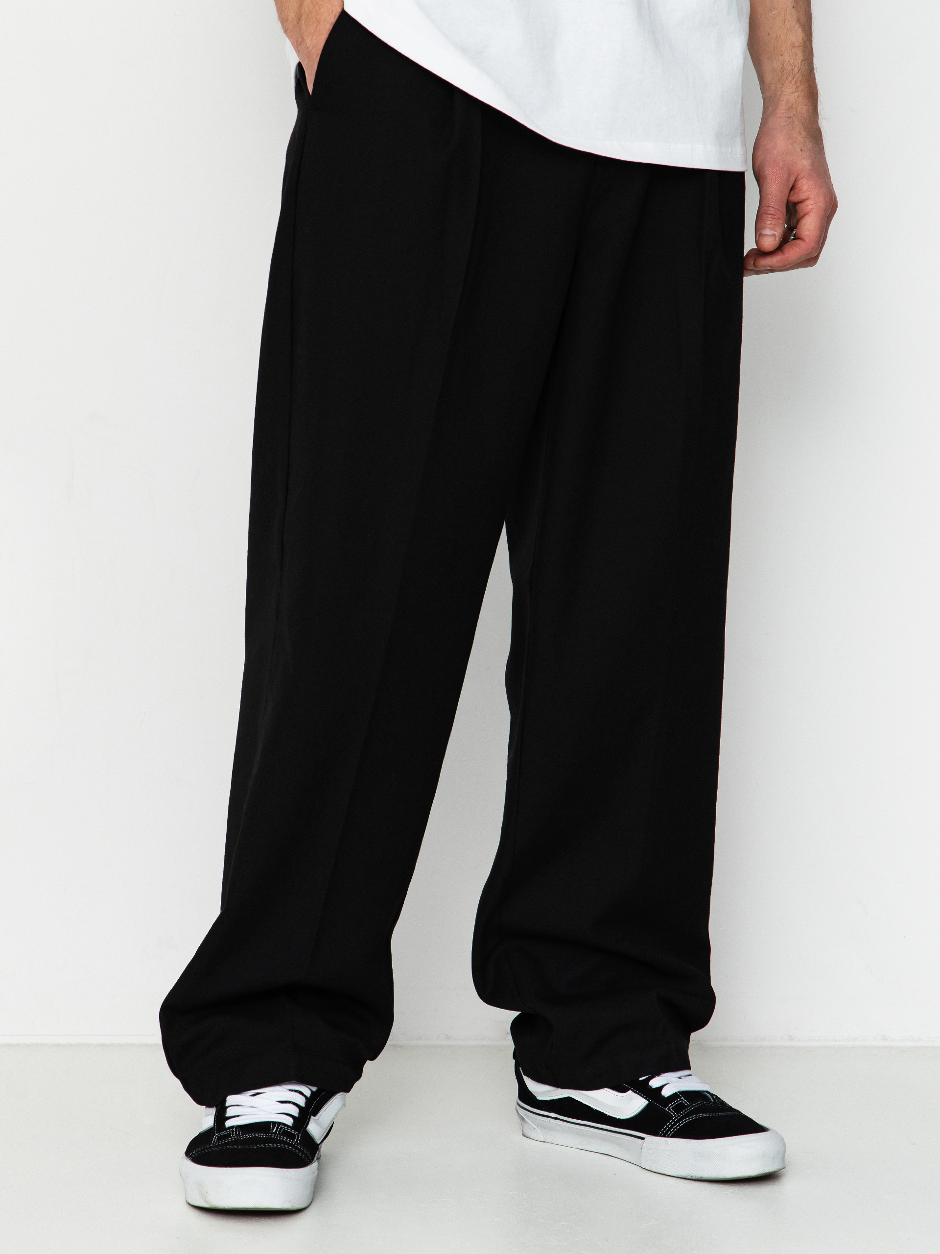 OBEY Dean Pleated Kisnadrág (black)