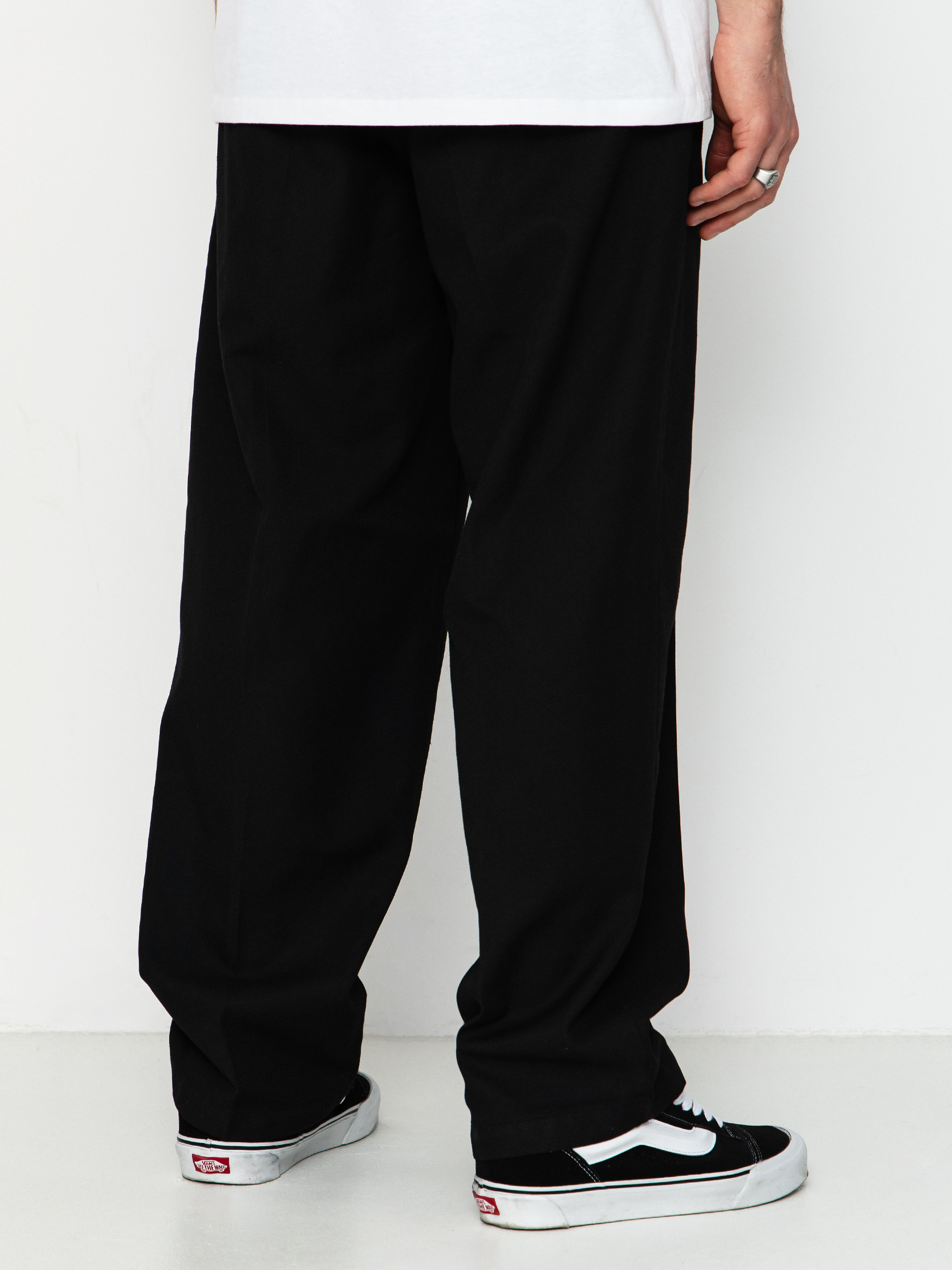 OBEY Dean Pleated Kisnadrág (black)