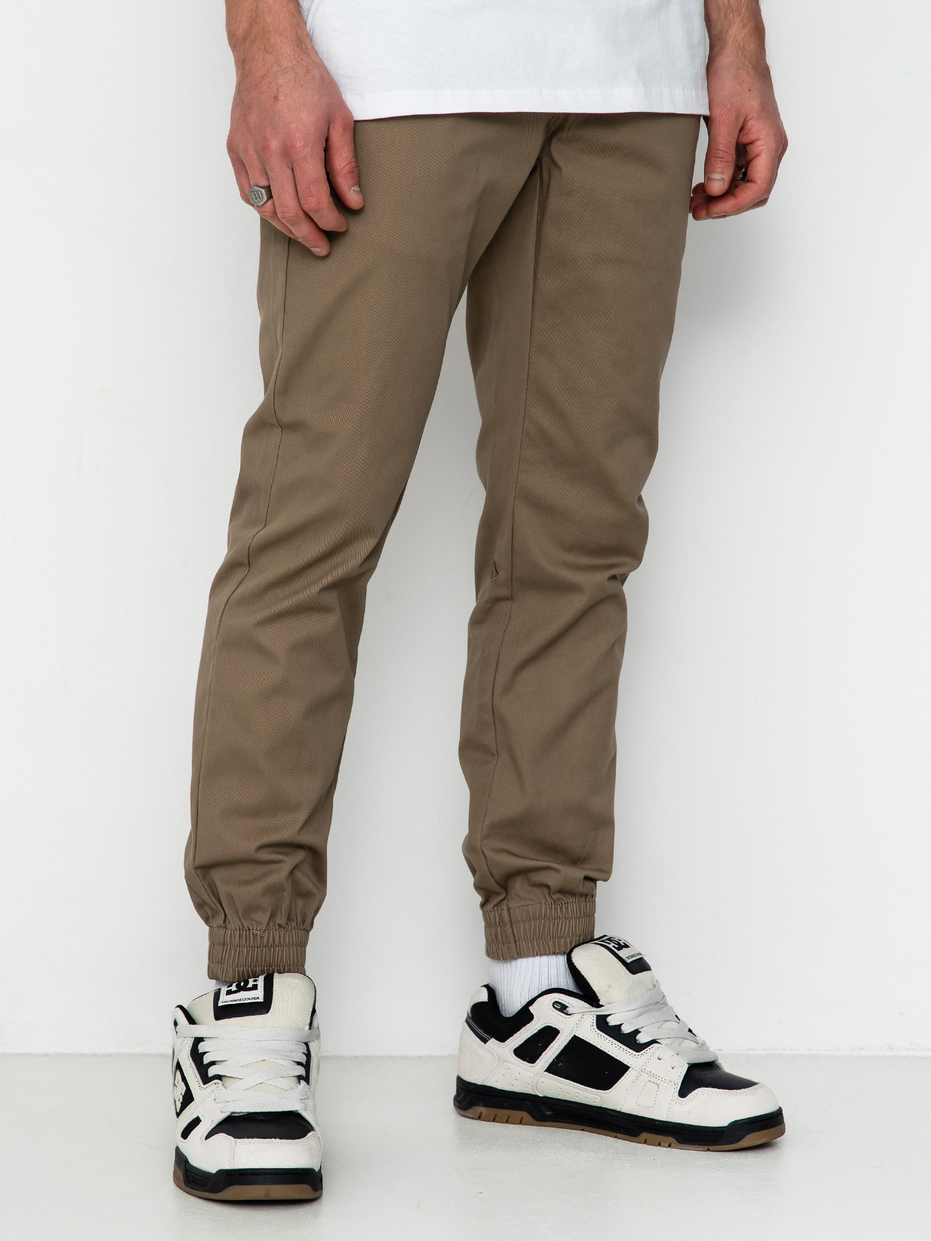 Volcom Frickin Slim Jogger Kisnadrág (khaki)