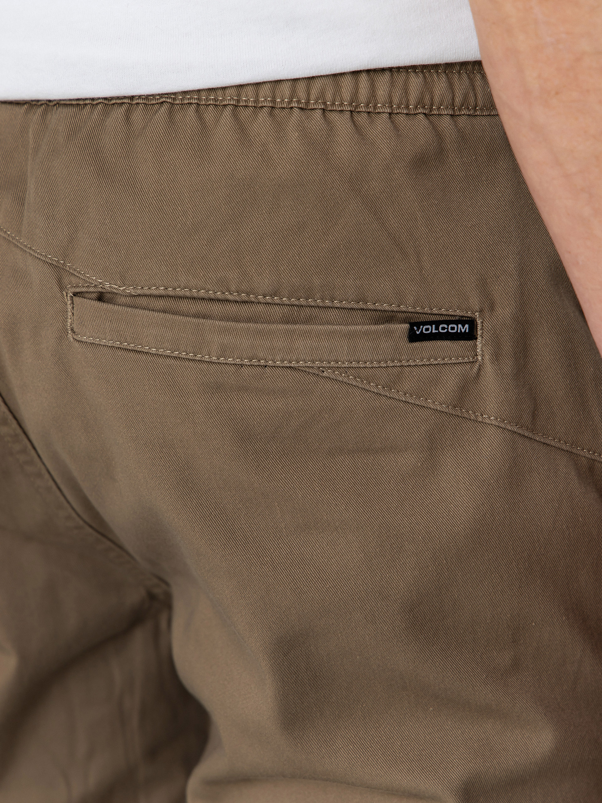 Volcom Frickin Slim Jogger Kisnadrág (khaki)