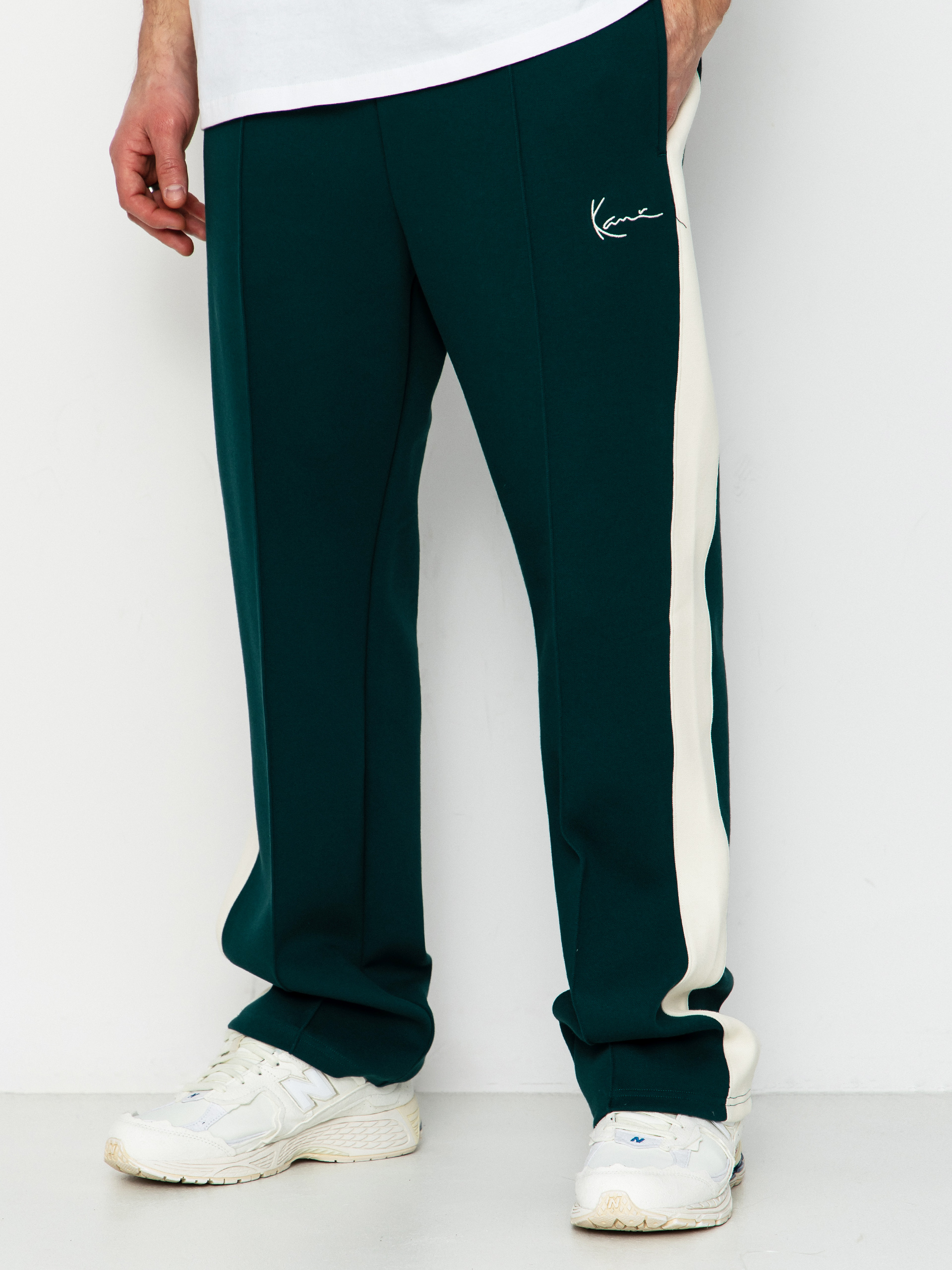 Karl Kani Signature Sidestripe Pique Kisnadrág (green)