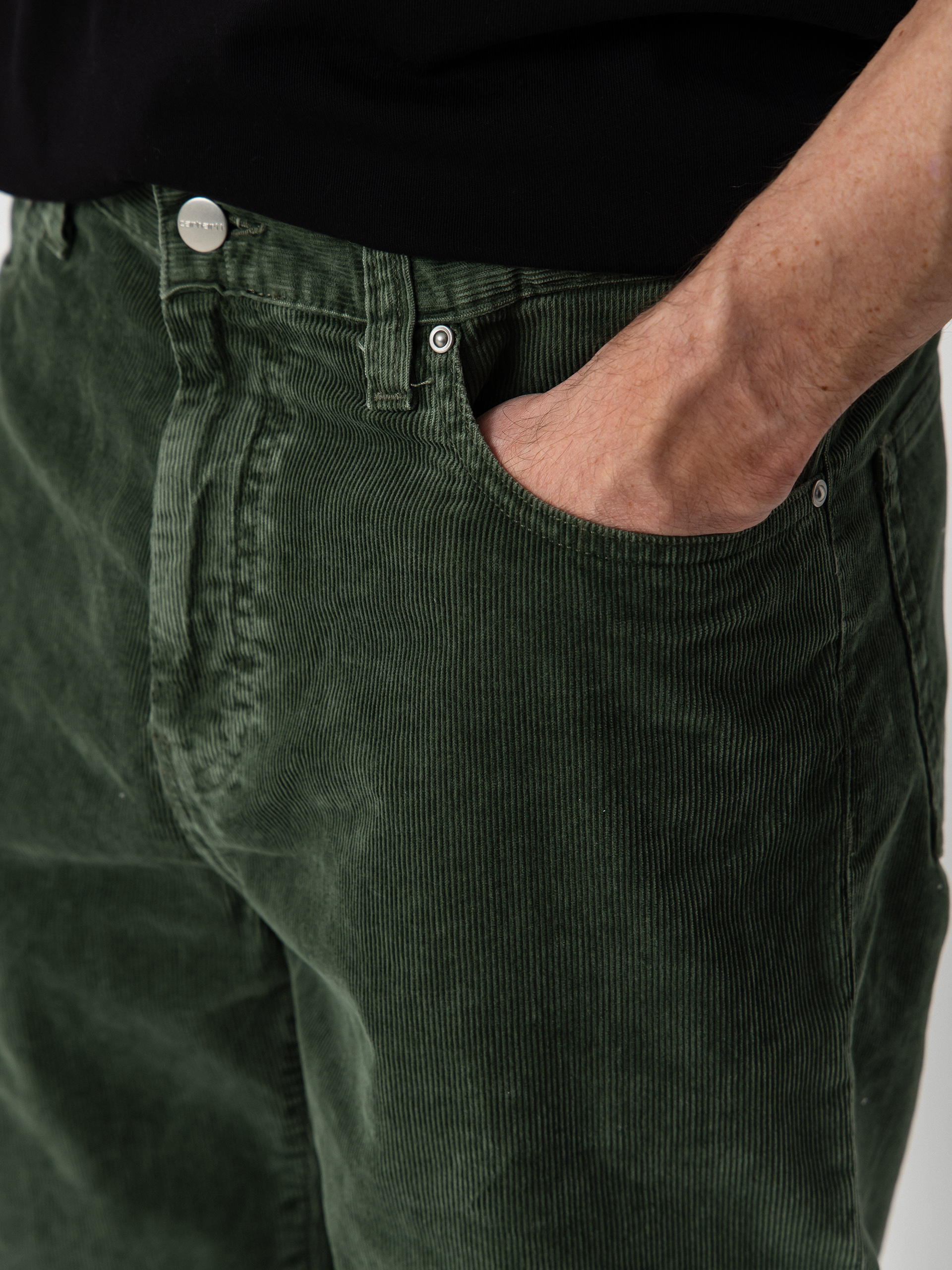 Carhartt WIP Aaron Kisnadrág (leaf)