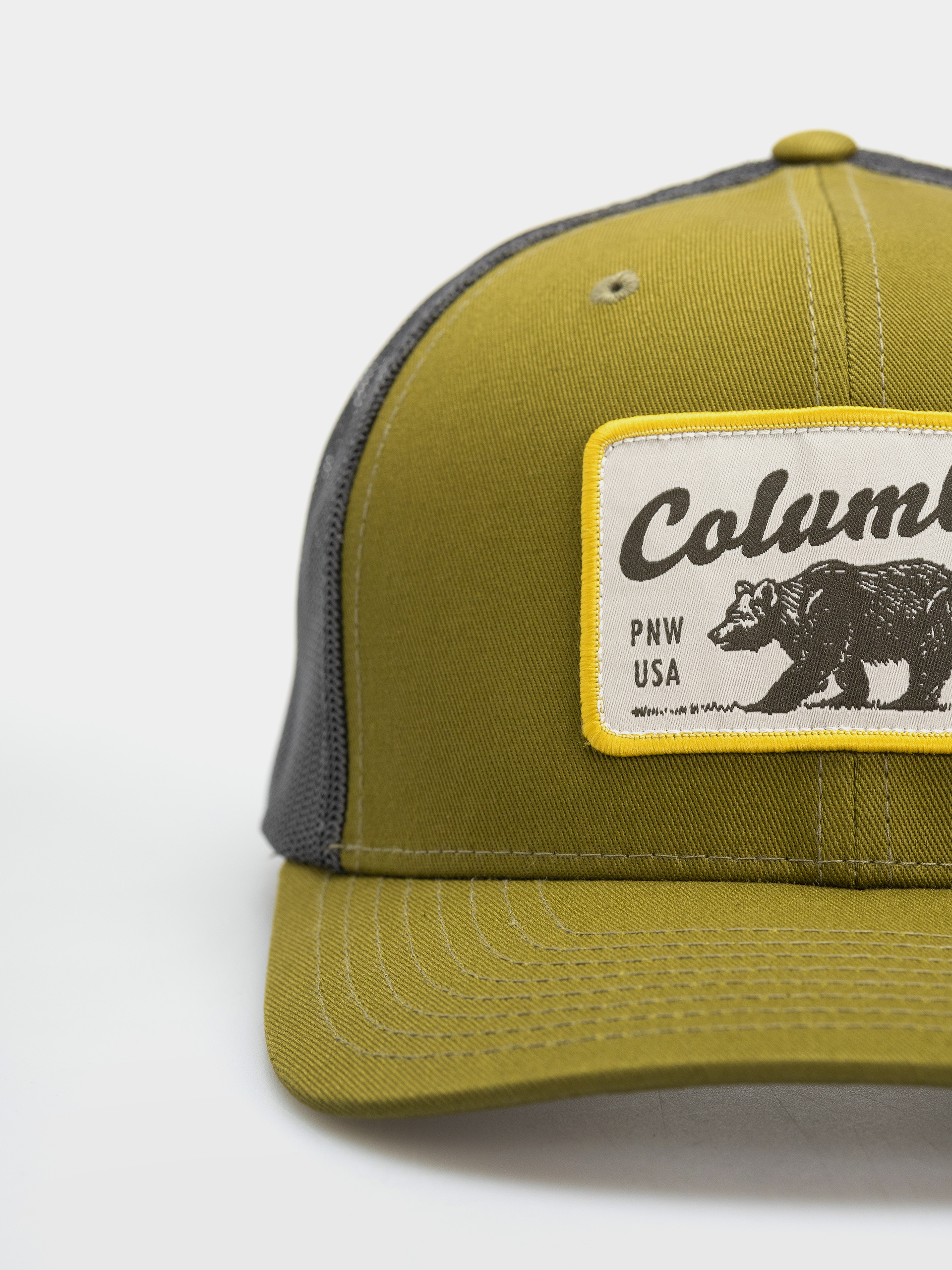 Columbia Mesh Snap Back Baseball sapka (mossy green/pnw bear)
