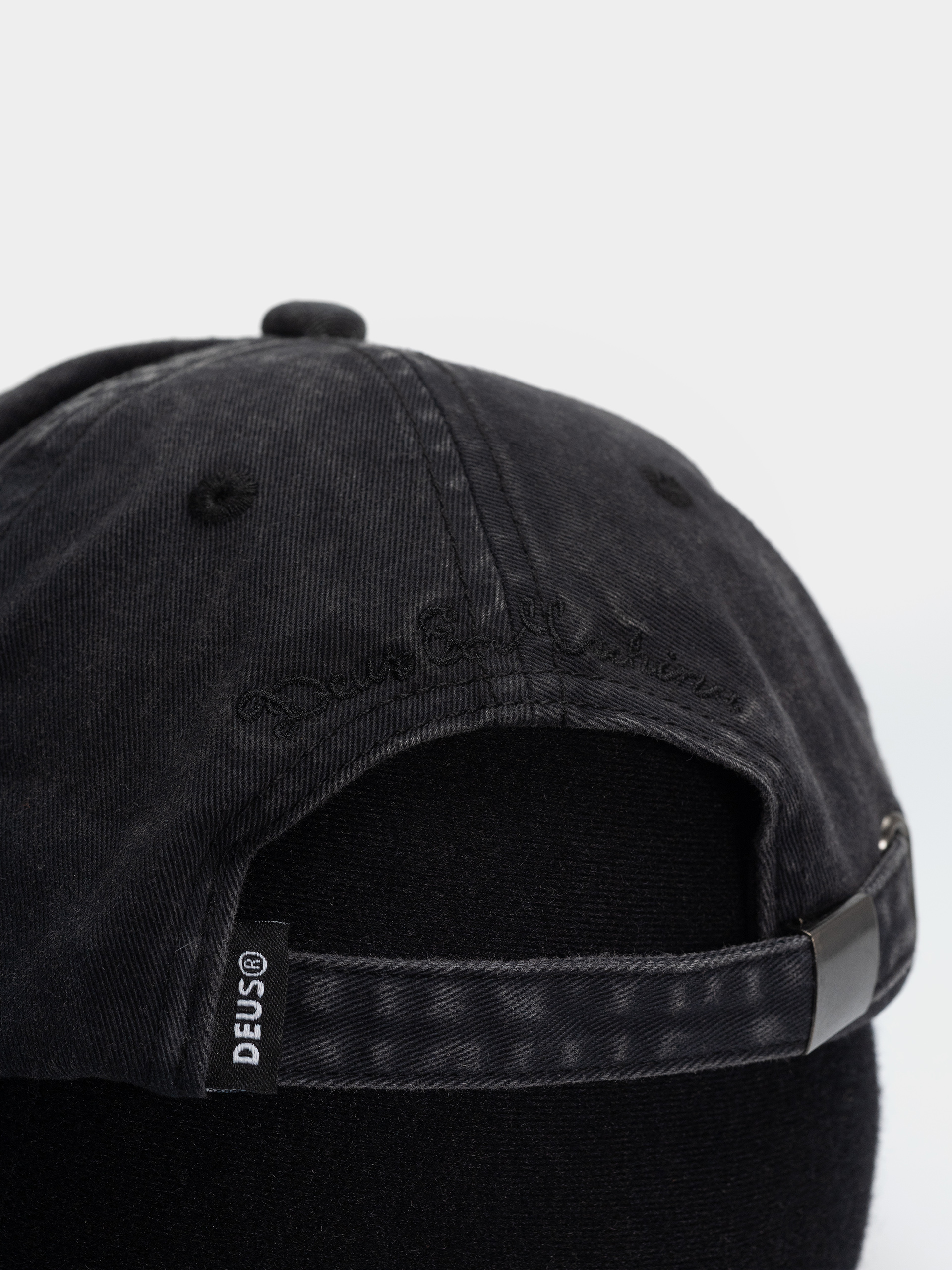 Deus Ex Machina Shield Garment Dyed Dad Baseball sapka (black)