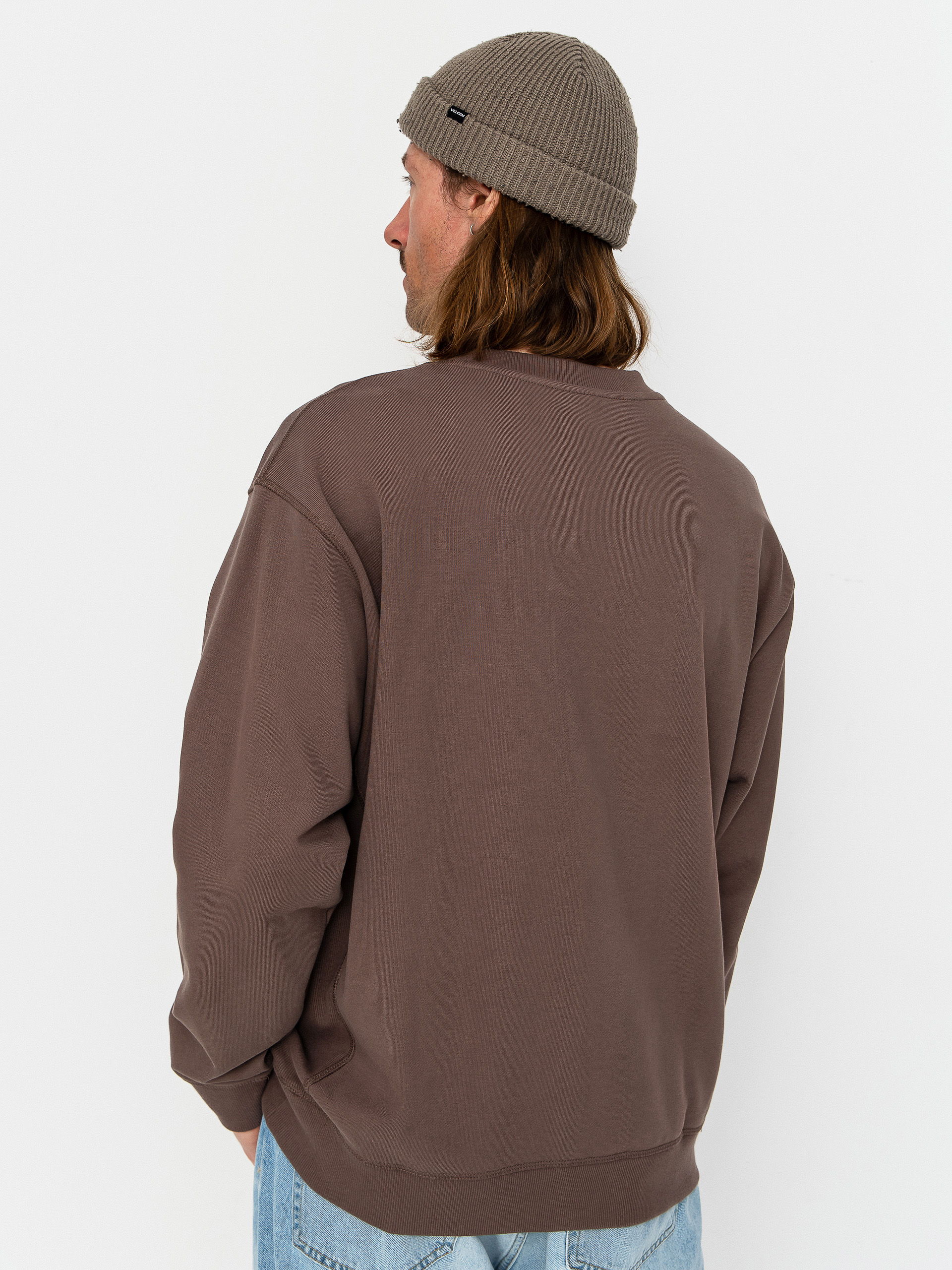 New Balance Athletics Premium Logo Crew Pulóver (cortado)