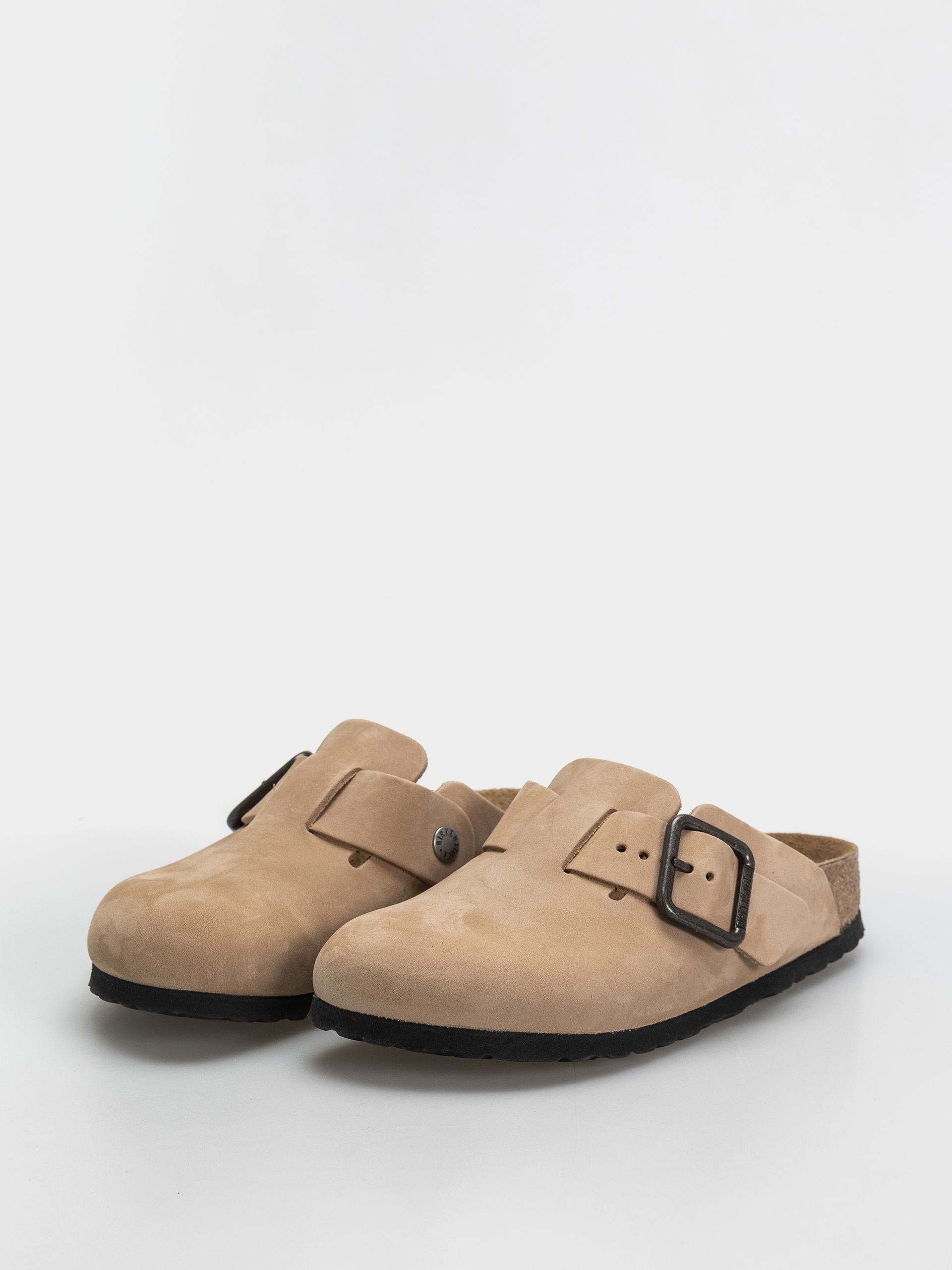 Flip-flop papucsok Birkenstock Boston Wire Buckle Nubuck Leather Narrow (sandcastle)