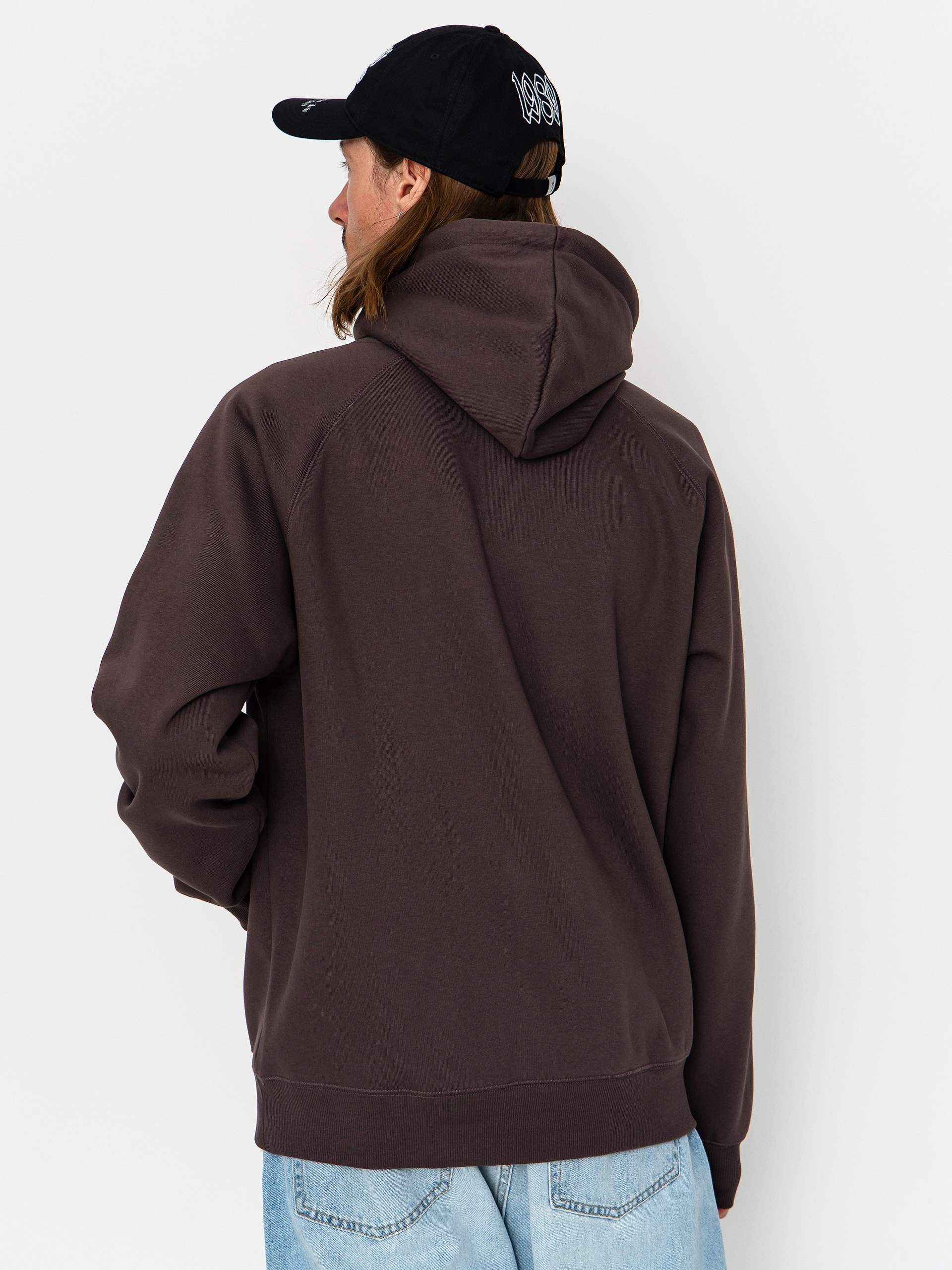 Kapucnis pulóver Carhartt WIP Chase HD (shale/gold)