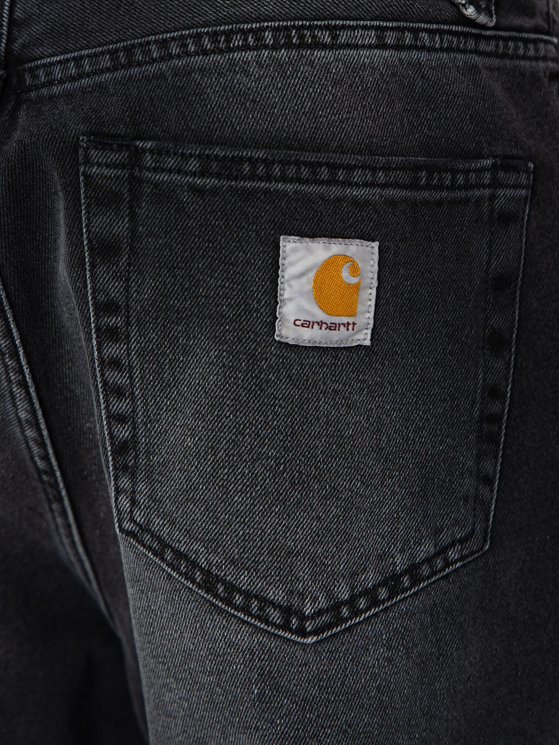 Kisnadrág Carhartt WIP Landon (black worn bleached)