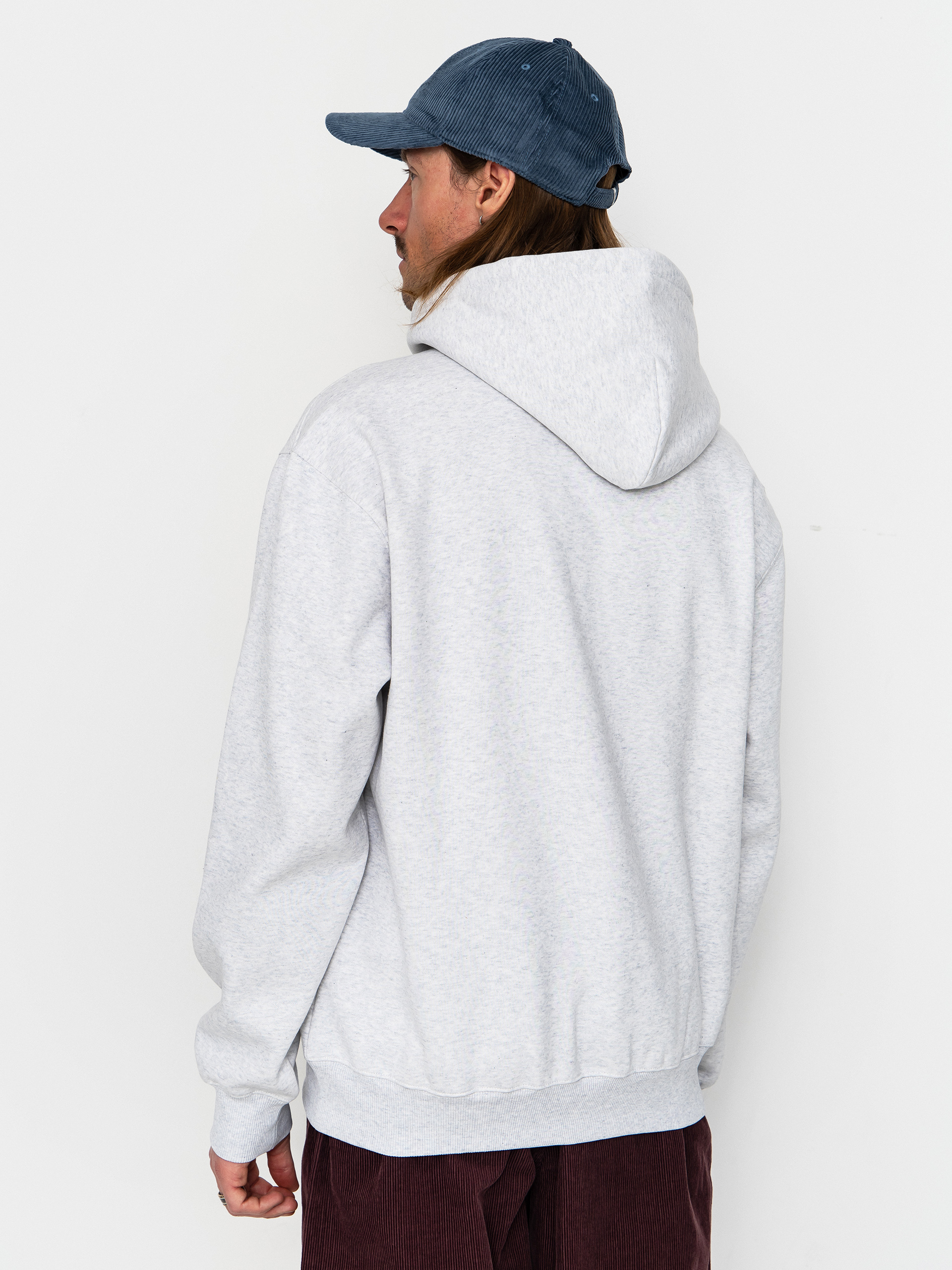 Kapucnis pulóver Carhartt WIP Carhartt HD (ash heather/cozy purple)
