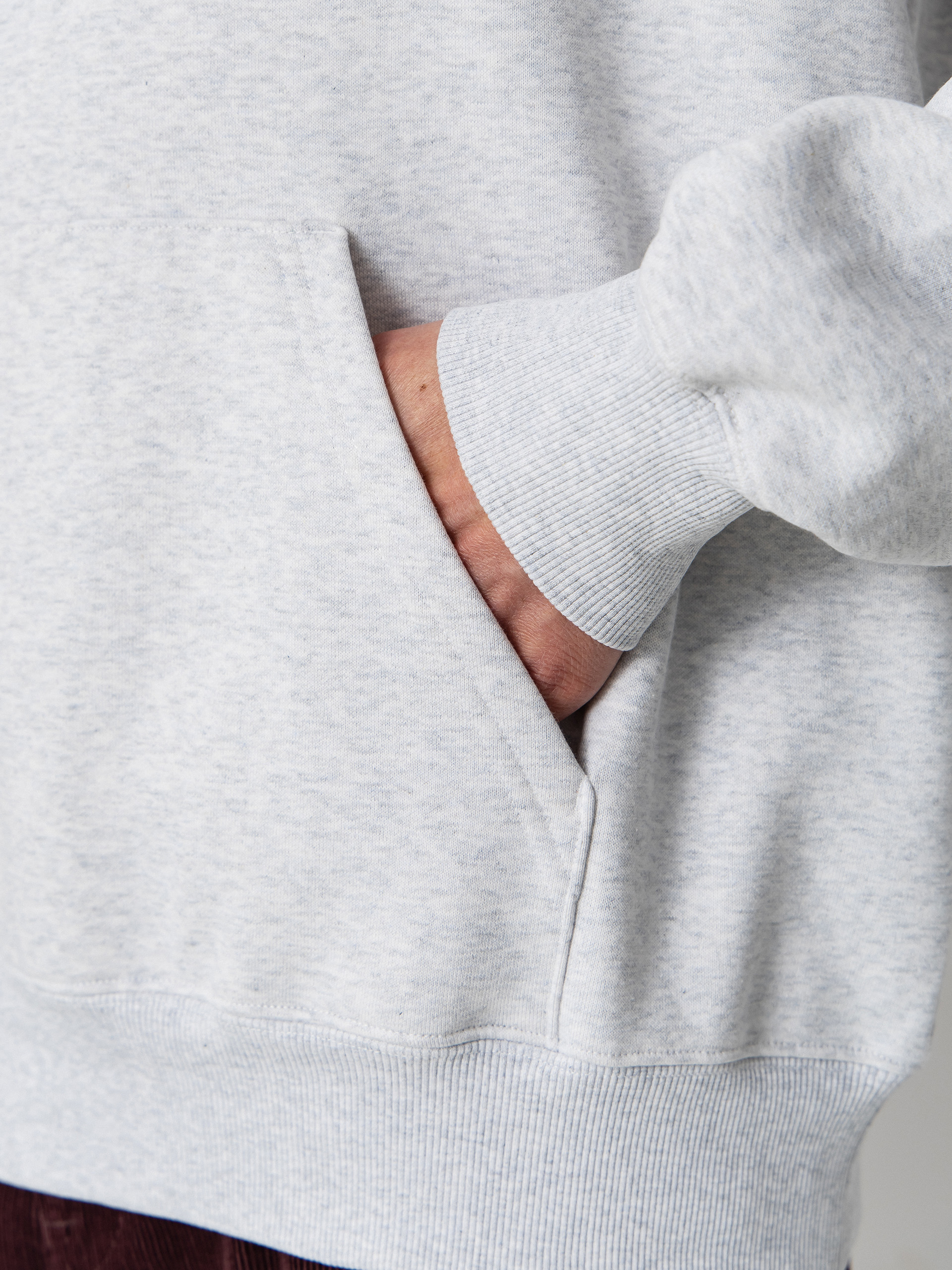 Kapucnis pulóver Carhartt WIP Carhartt HD (ash heather/cozy purple)