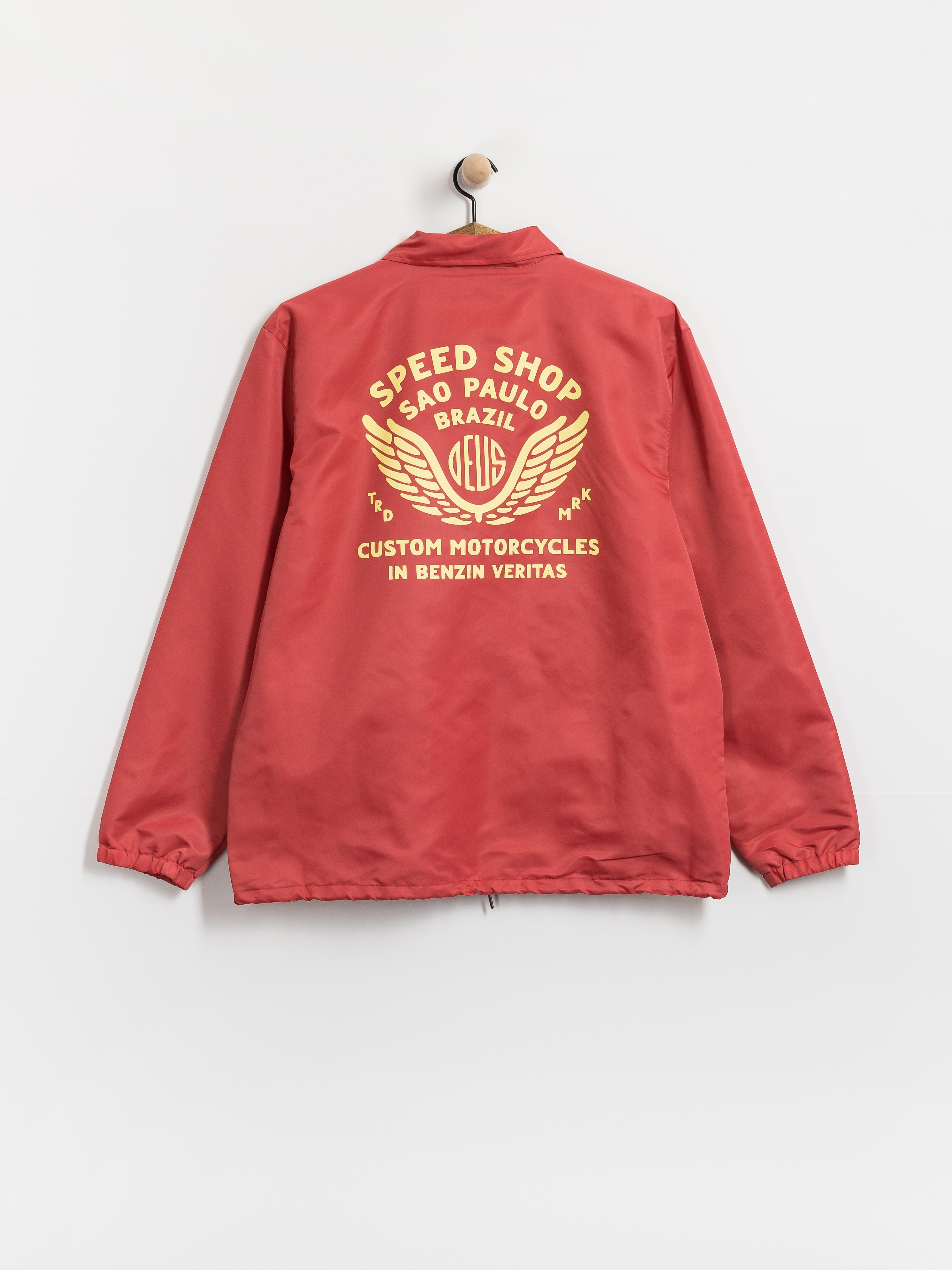Dzseki Deus Ex Machina Munificence Nylon Coach (melon red)