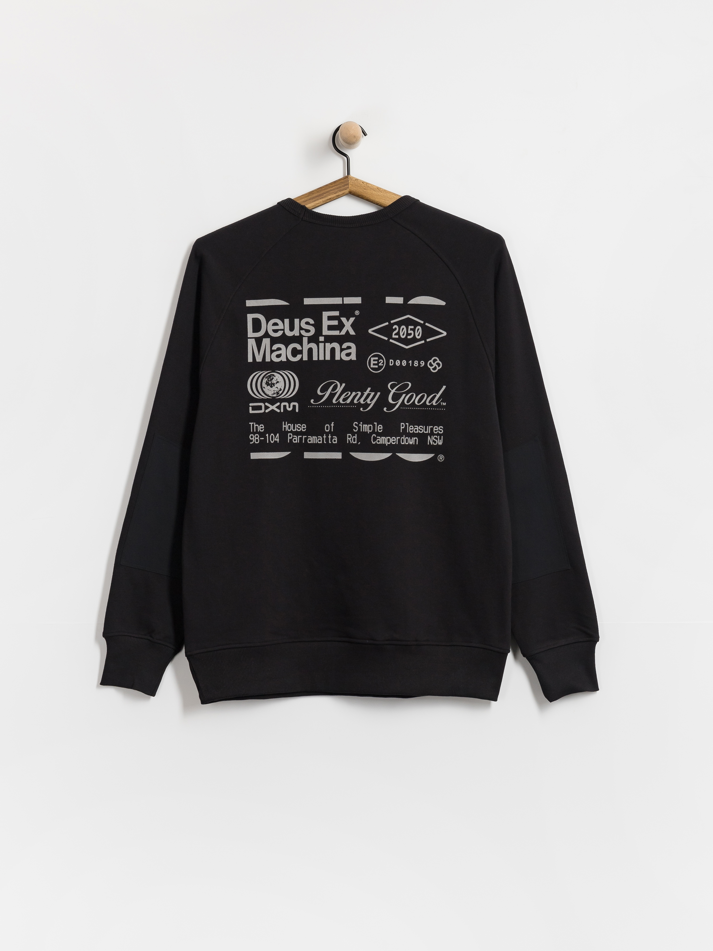 Pulu00f3ver Deus Ex Machina Plenty Good Crew (black)