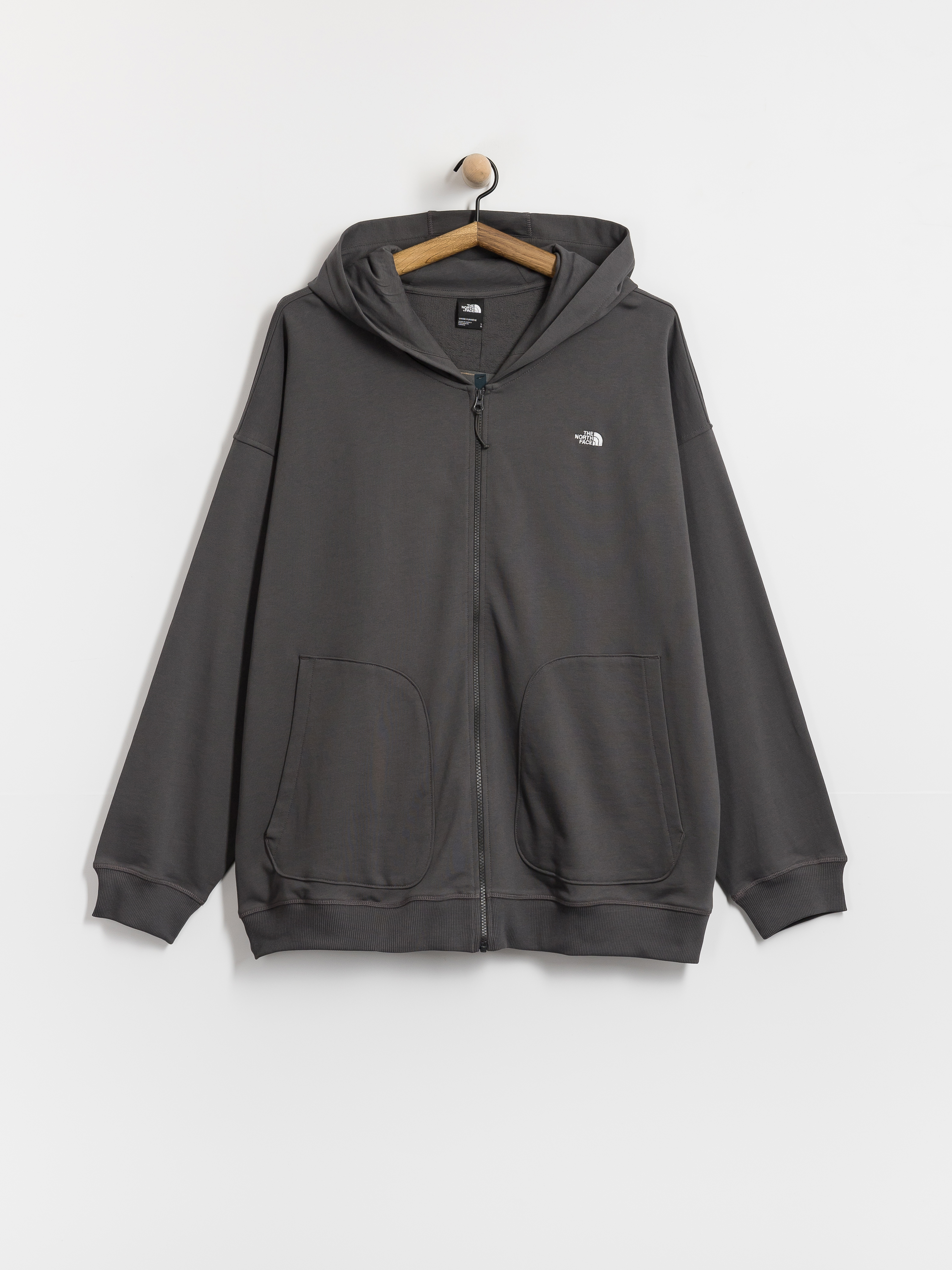 Kapucnis pulóver The North Face Essential Oversize ZHD (anthracite grey)