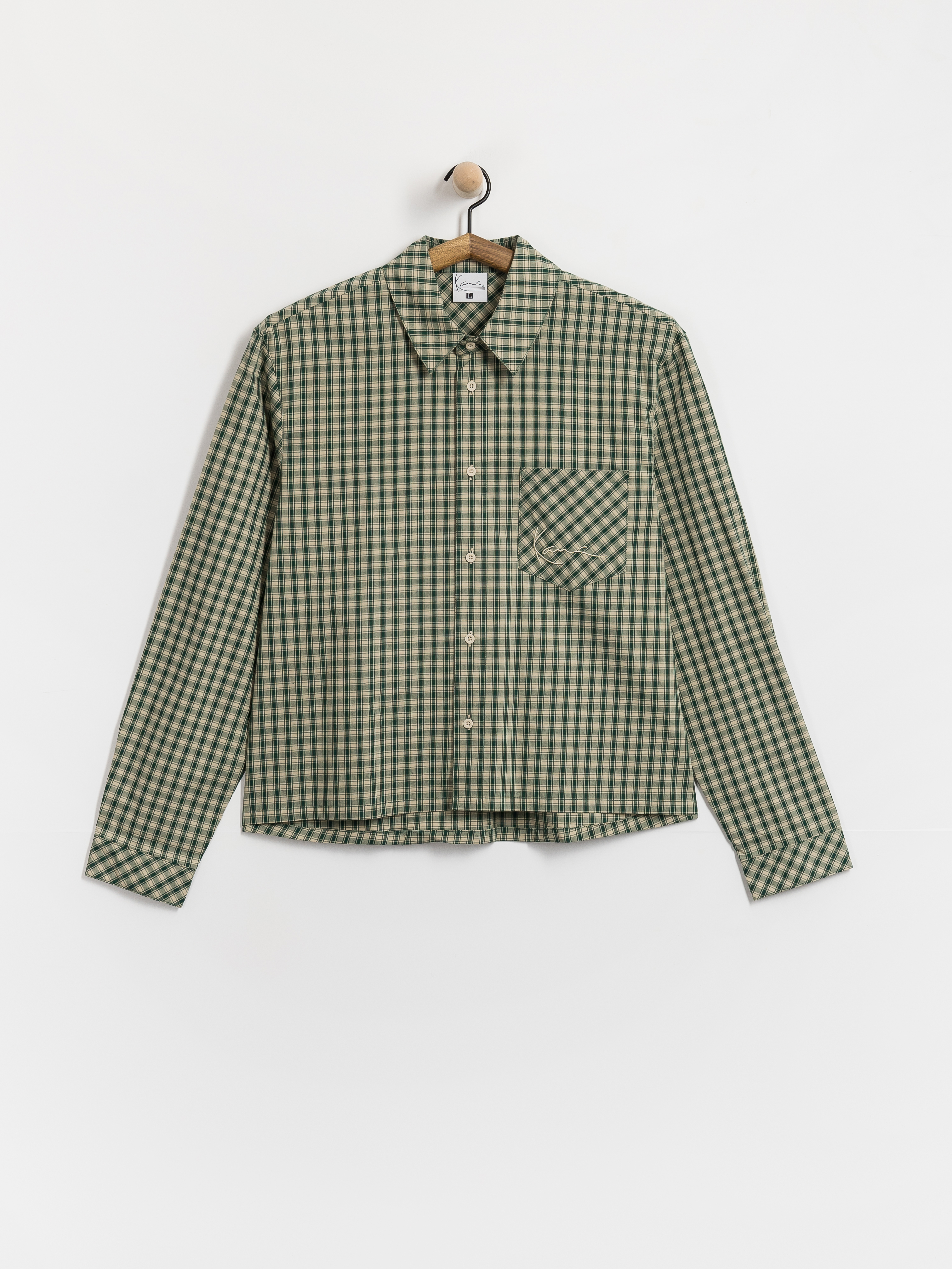 Ing Karl Kani Signature Check Boxy (green)