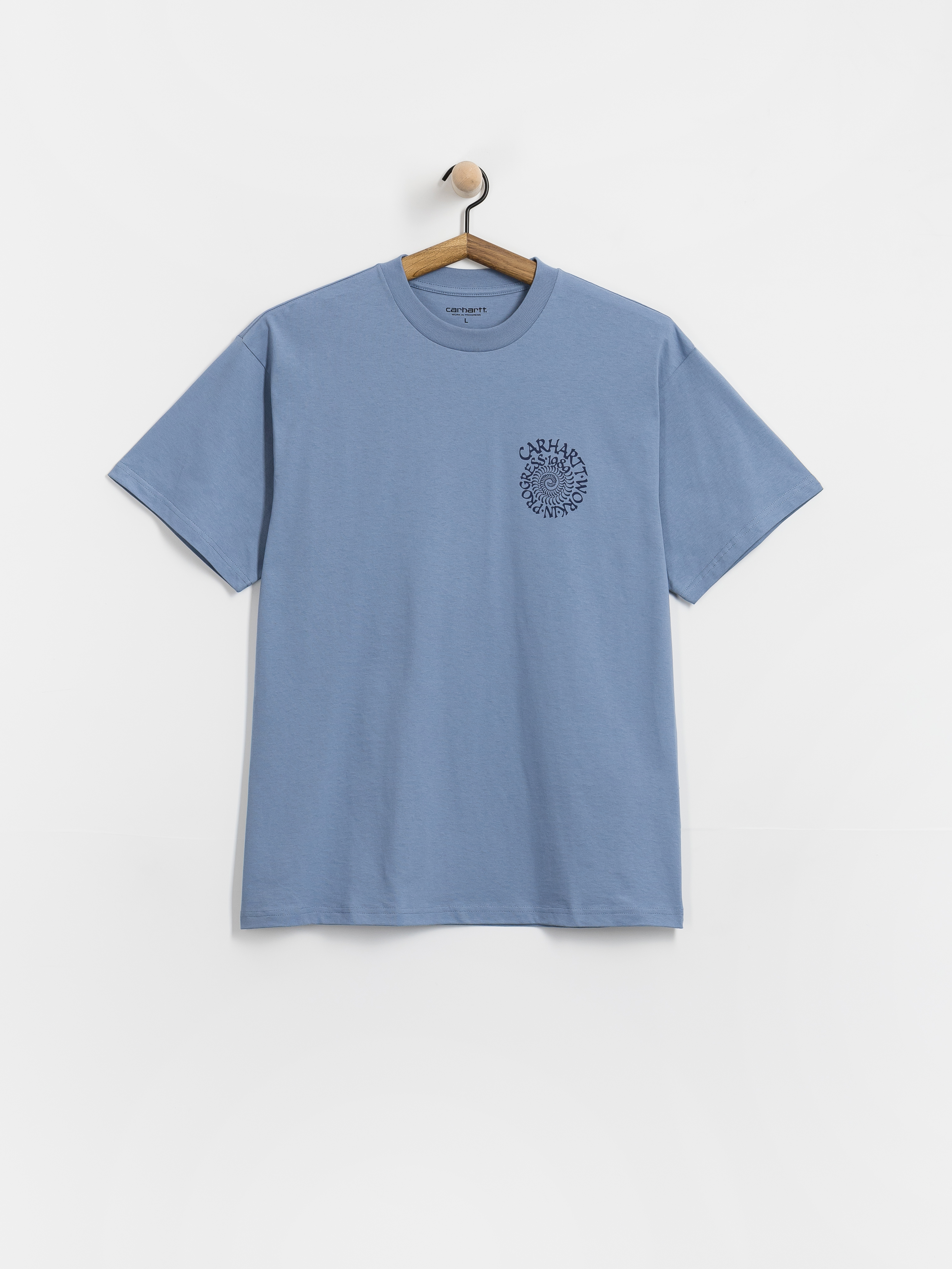 Póló Carhartt WIP Spirals (gentle blue)