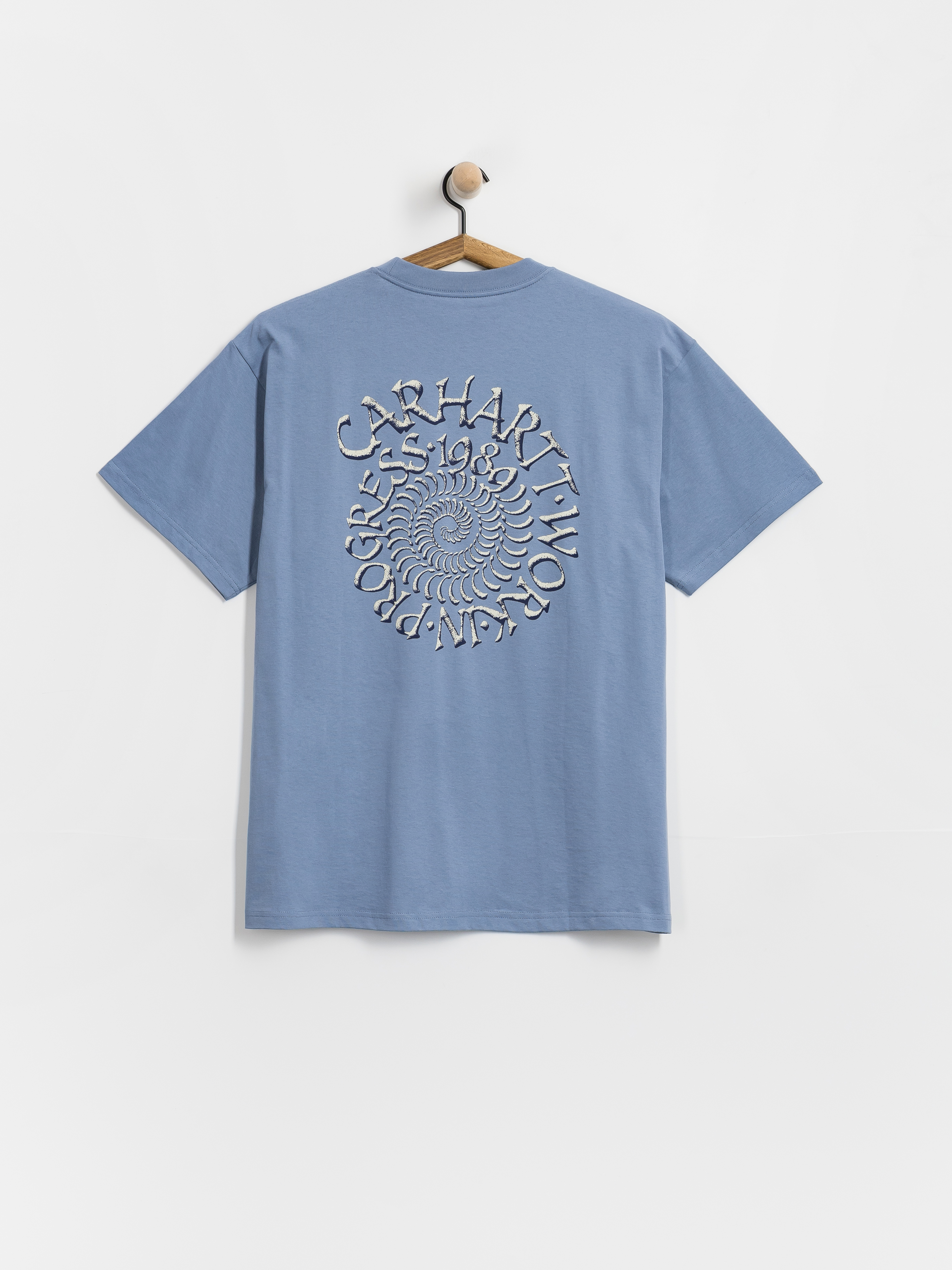 Póló Carhartt WIP Spirals (gentle blue)