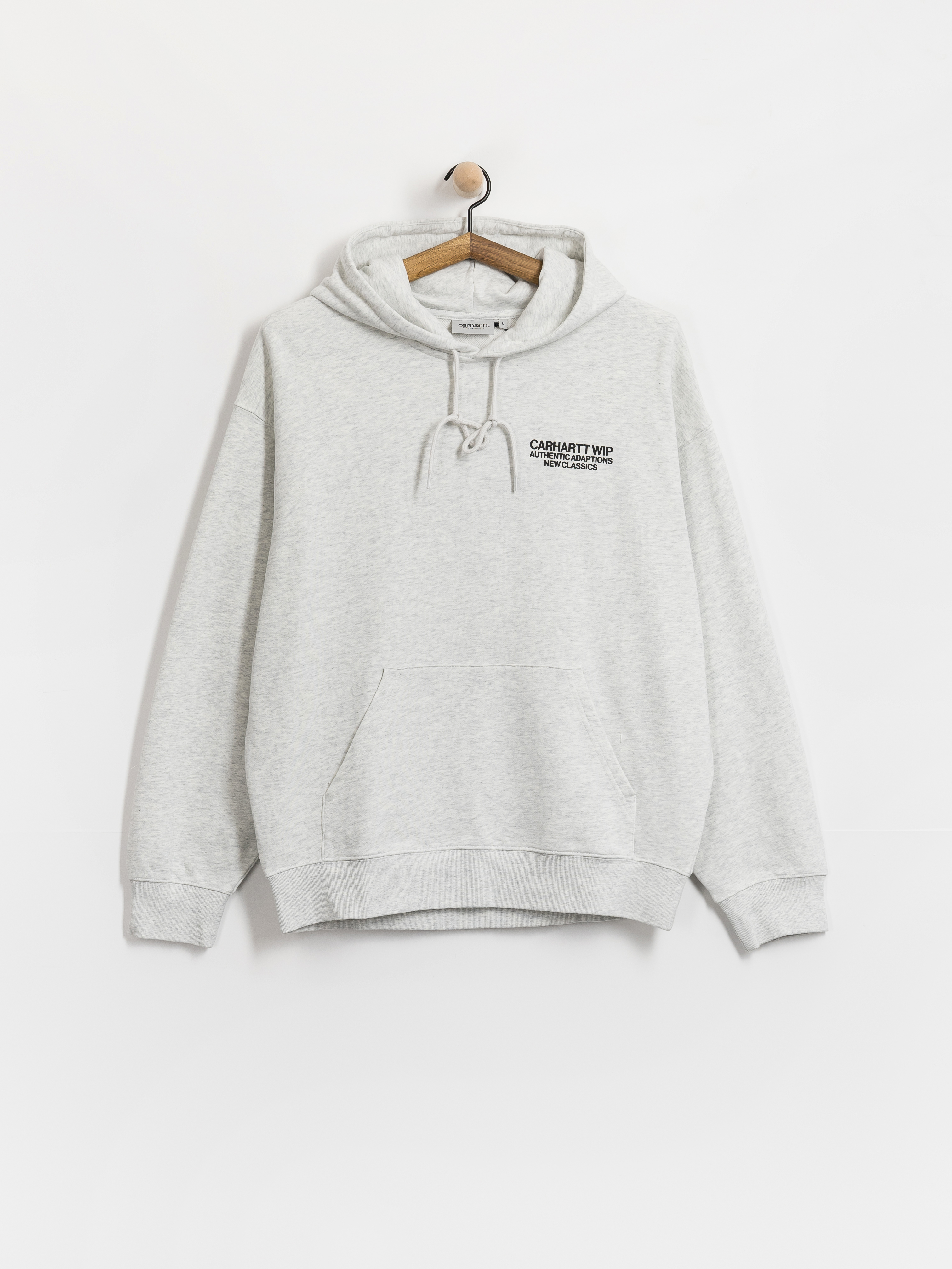 Kapucnis pulóver Carhartt WIP Sean Hamilton HD (ash heather)