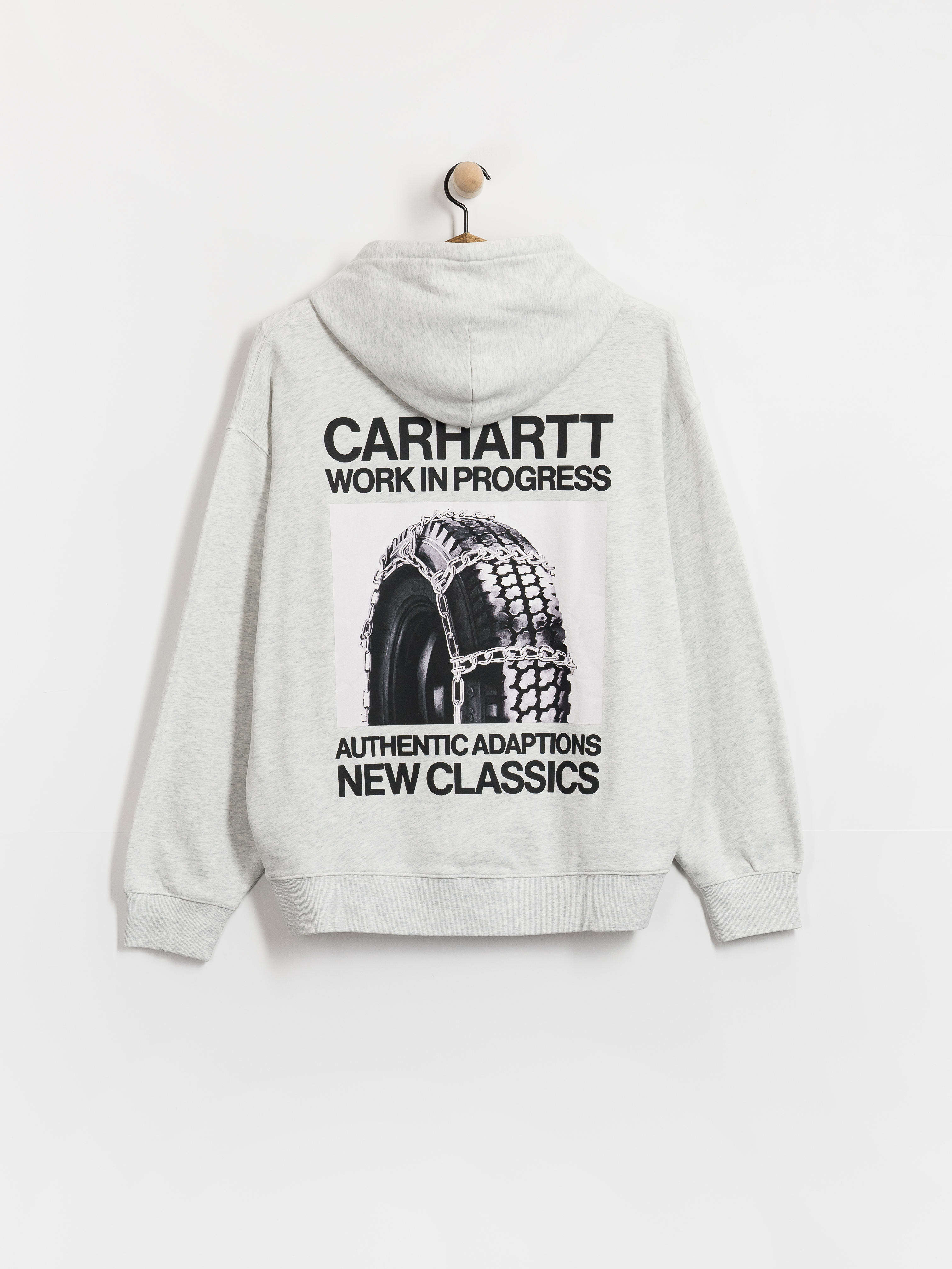Kapucnis pulóver Carhartt WIP Sean Hamilton HD (ash heather)