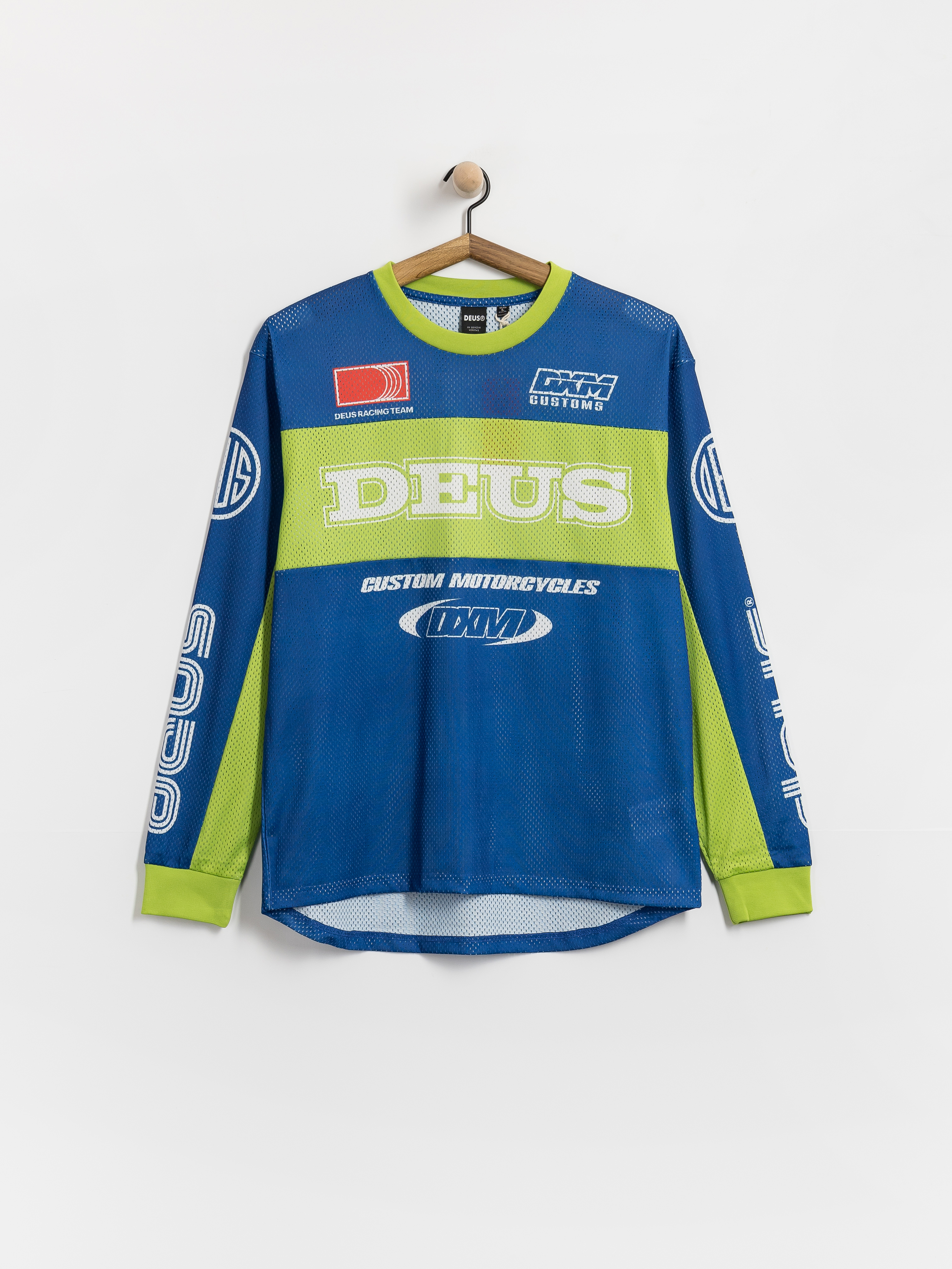 Hosszú ujjú felső Deus Ex Machina Step Out Moto Jersey (blue)