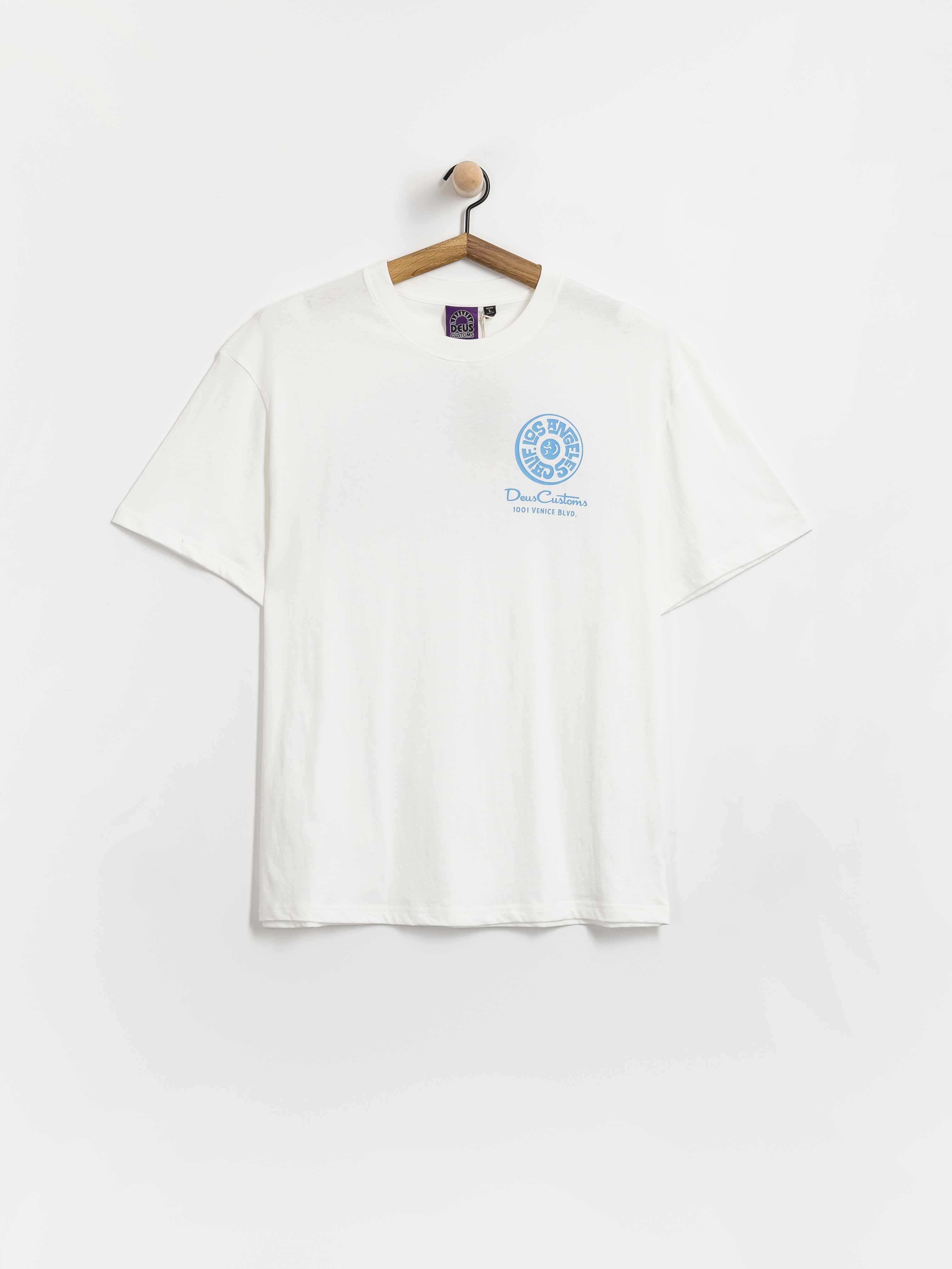 Póló Deus Ex Machina Los Angeles Address (vintage white)