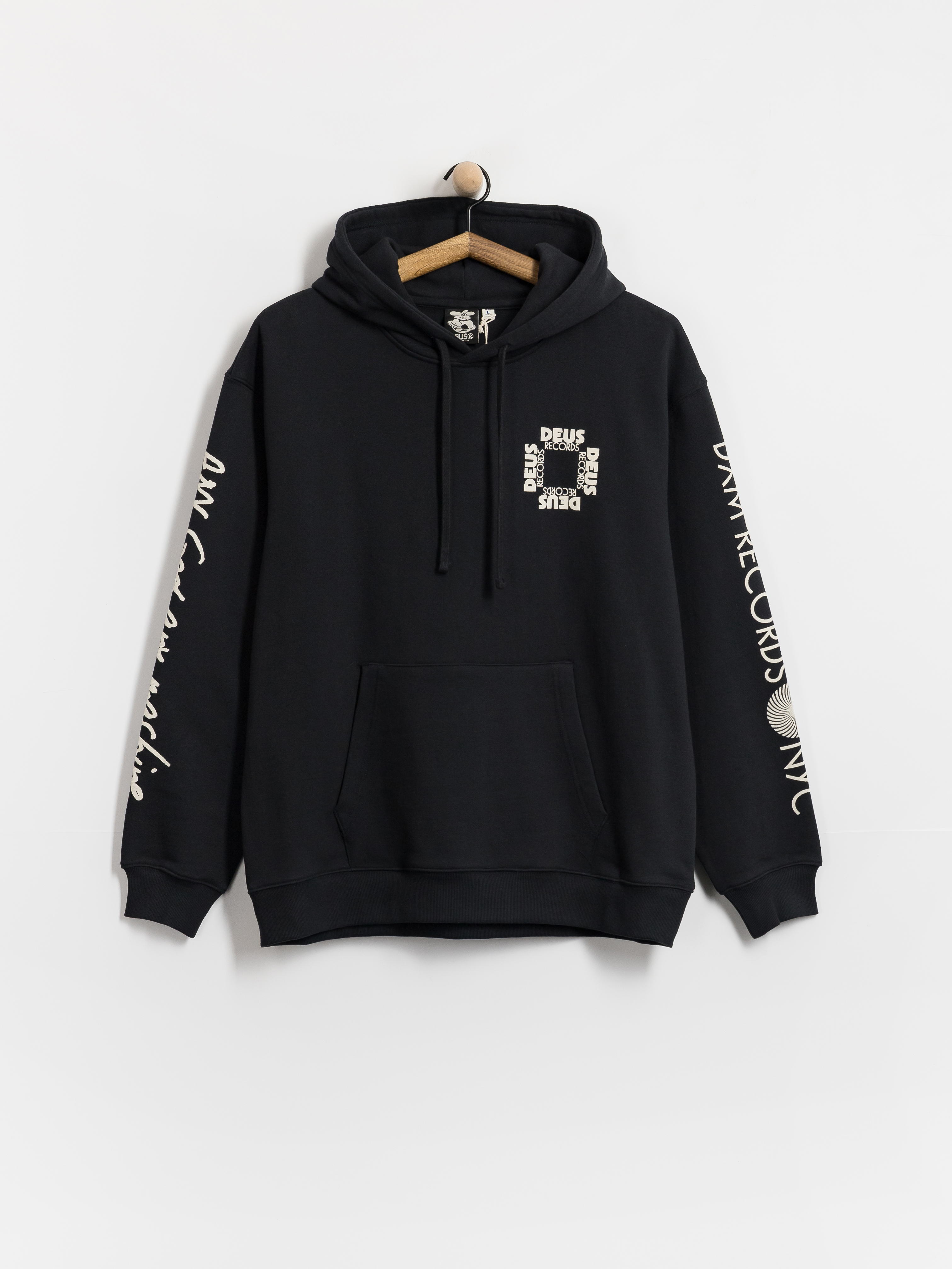 Kapucnis pulóver Deus Ex Machina Defacto HD (black)