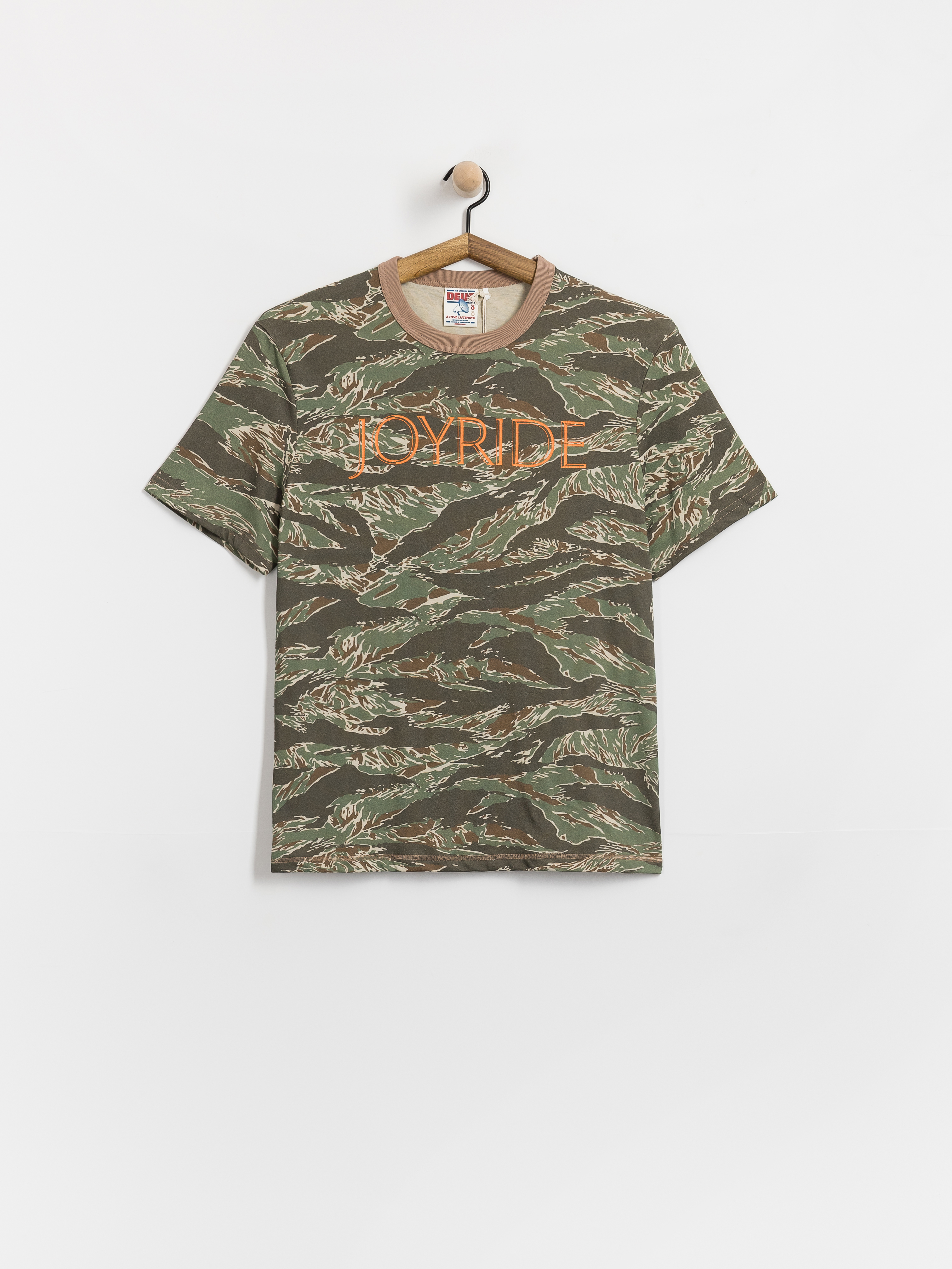 Póló Deus Ex Machina Joyride Ringer (ground cover green)