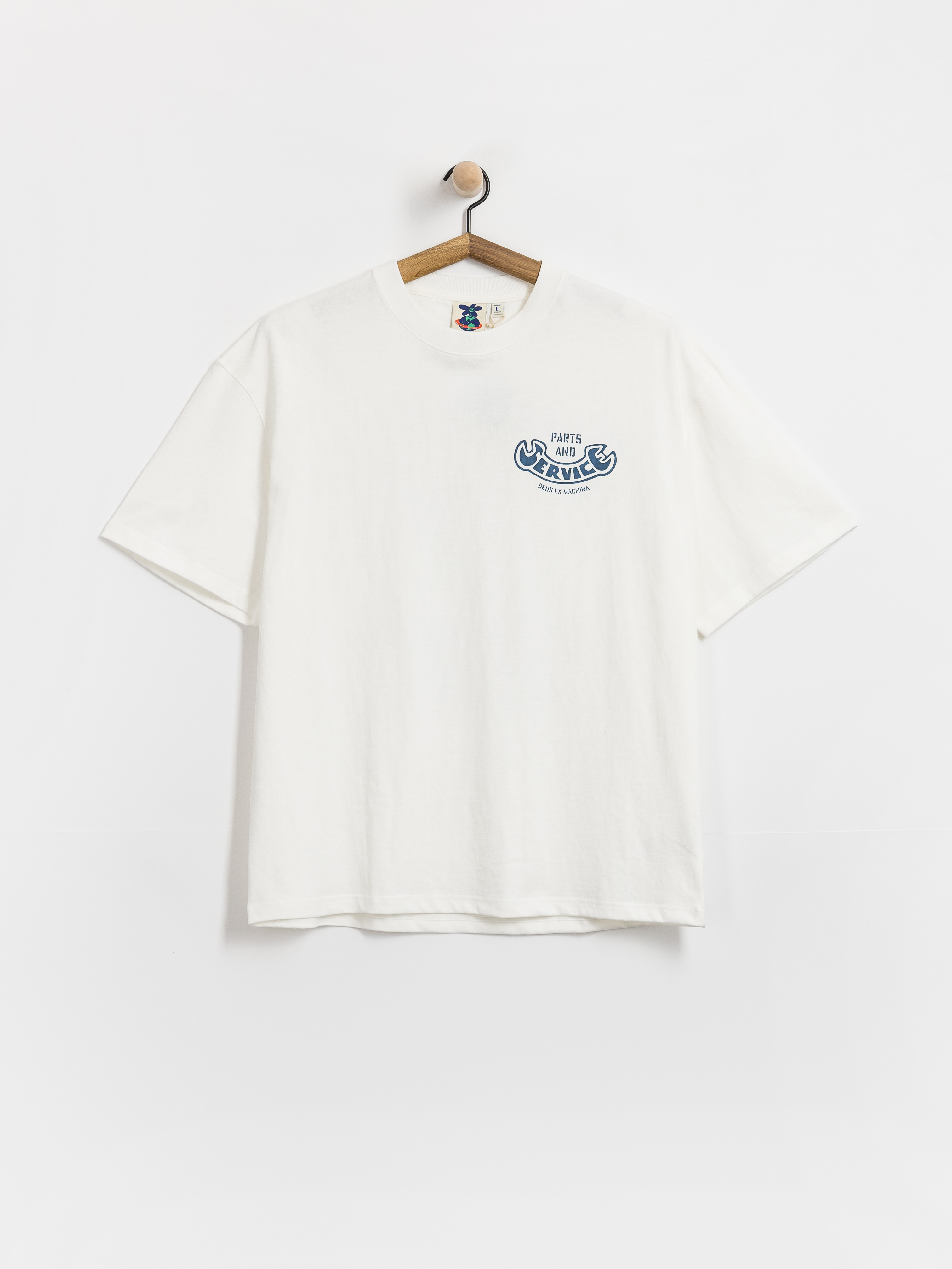 Póló Deus Ex Machina Ruff And Smooth (vintage white)