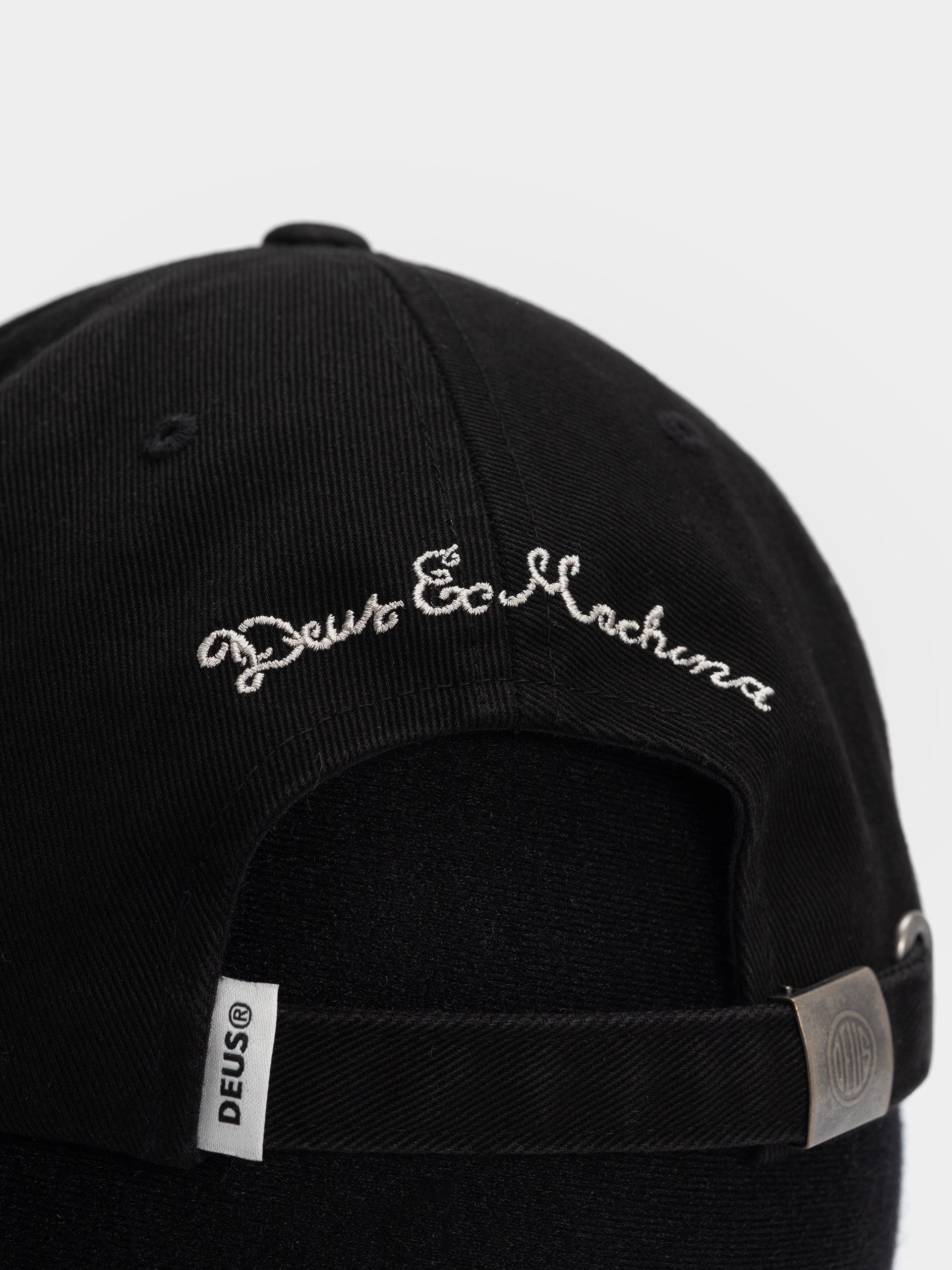 Baseball sapka Deus Ex Machina College Address (black)