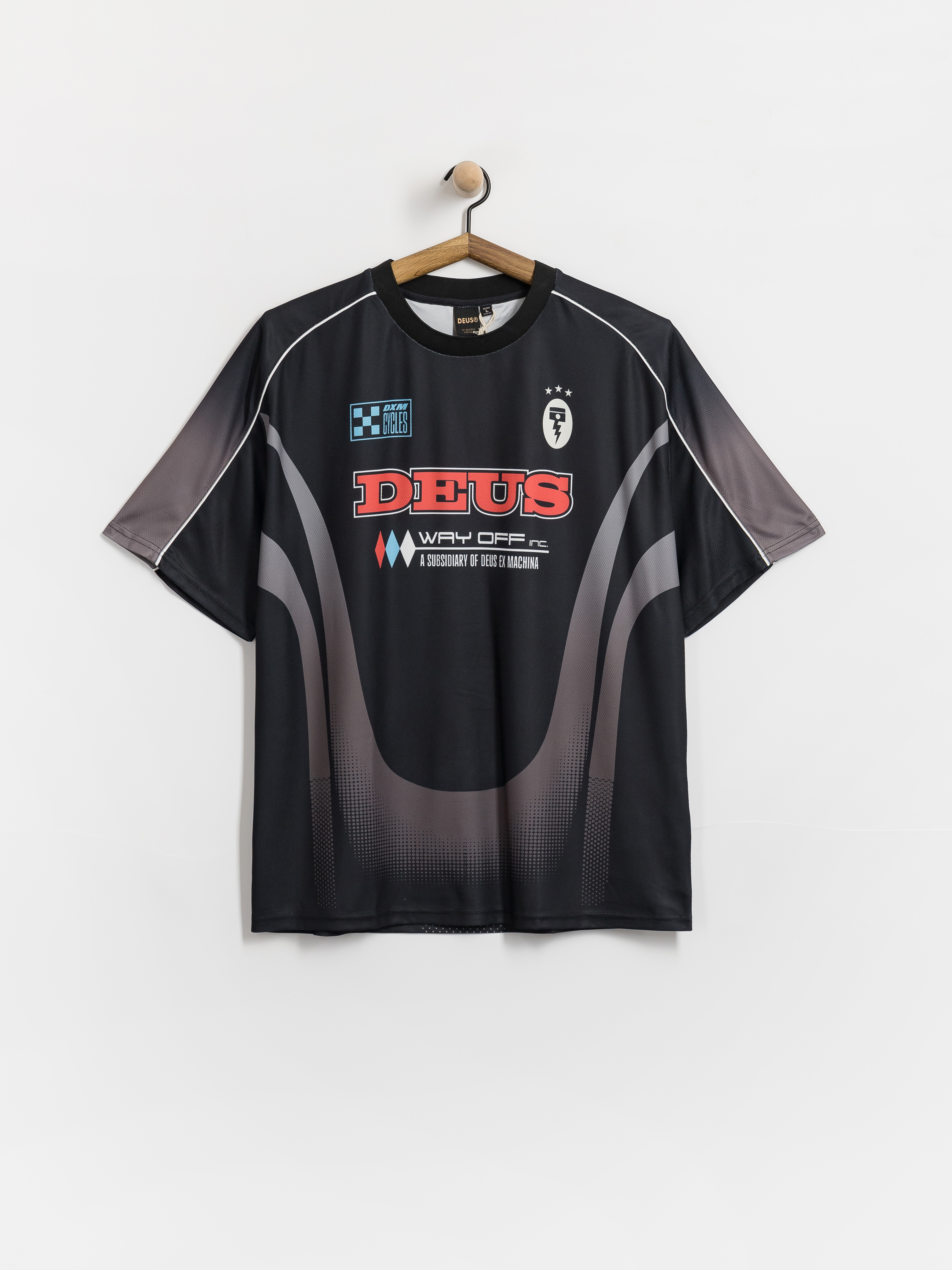 Póló Deus Ex Machina Enduro Ss Moto Jersey (black)