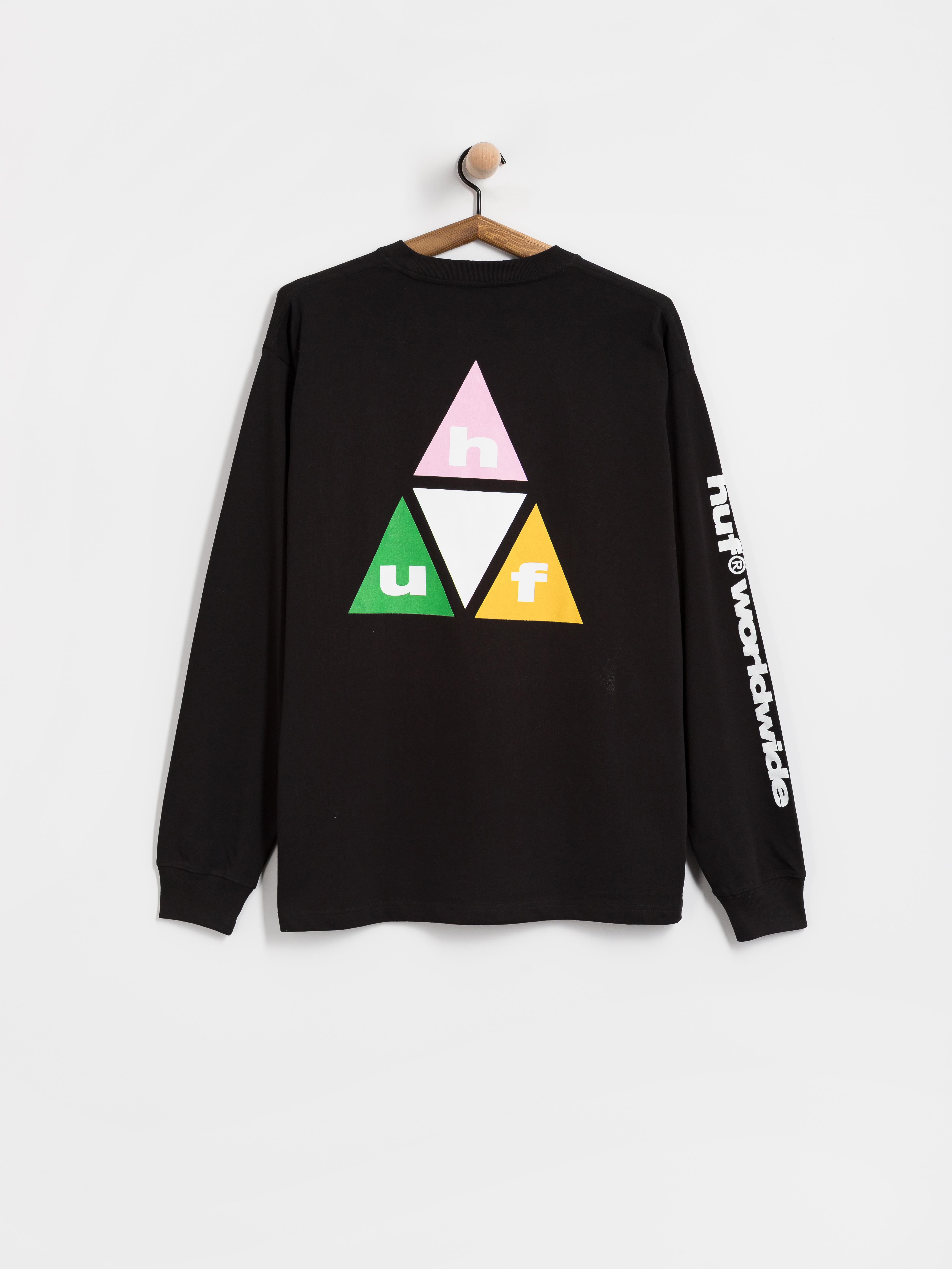 Hosszu00fa ujju00fa felsu0151 HUF Prism Tt (black)