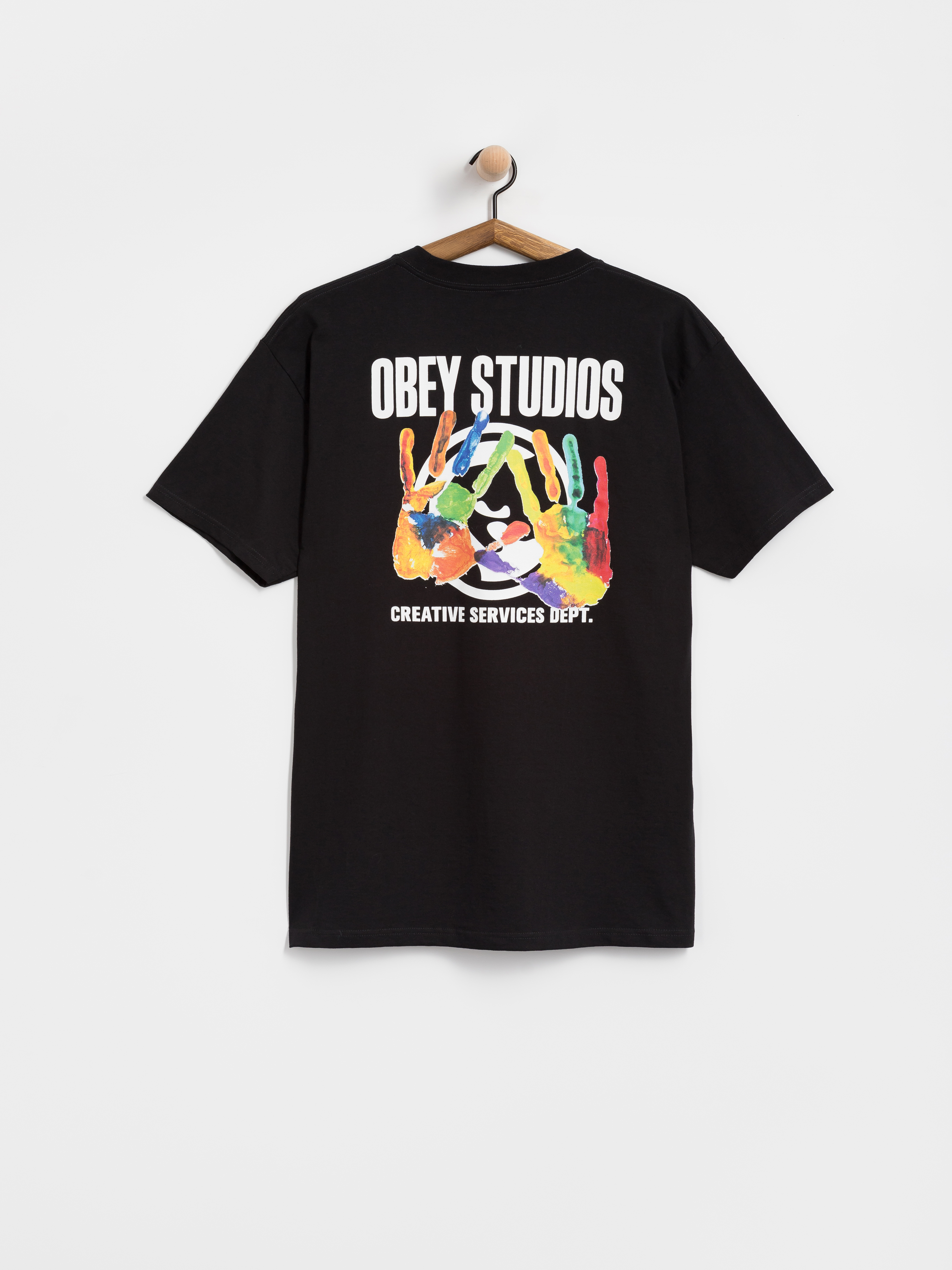 Póló OBEY Creative Services Dept. (black)