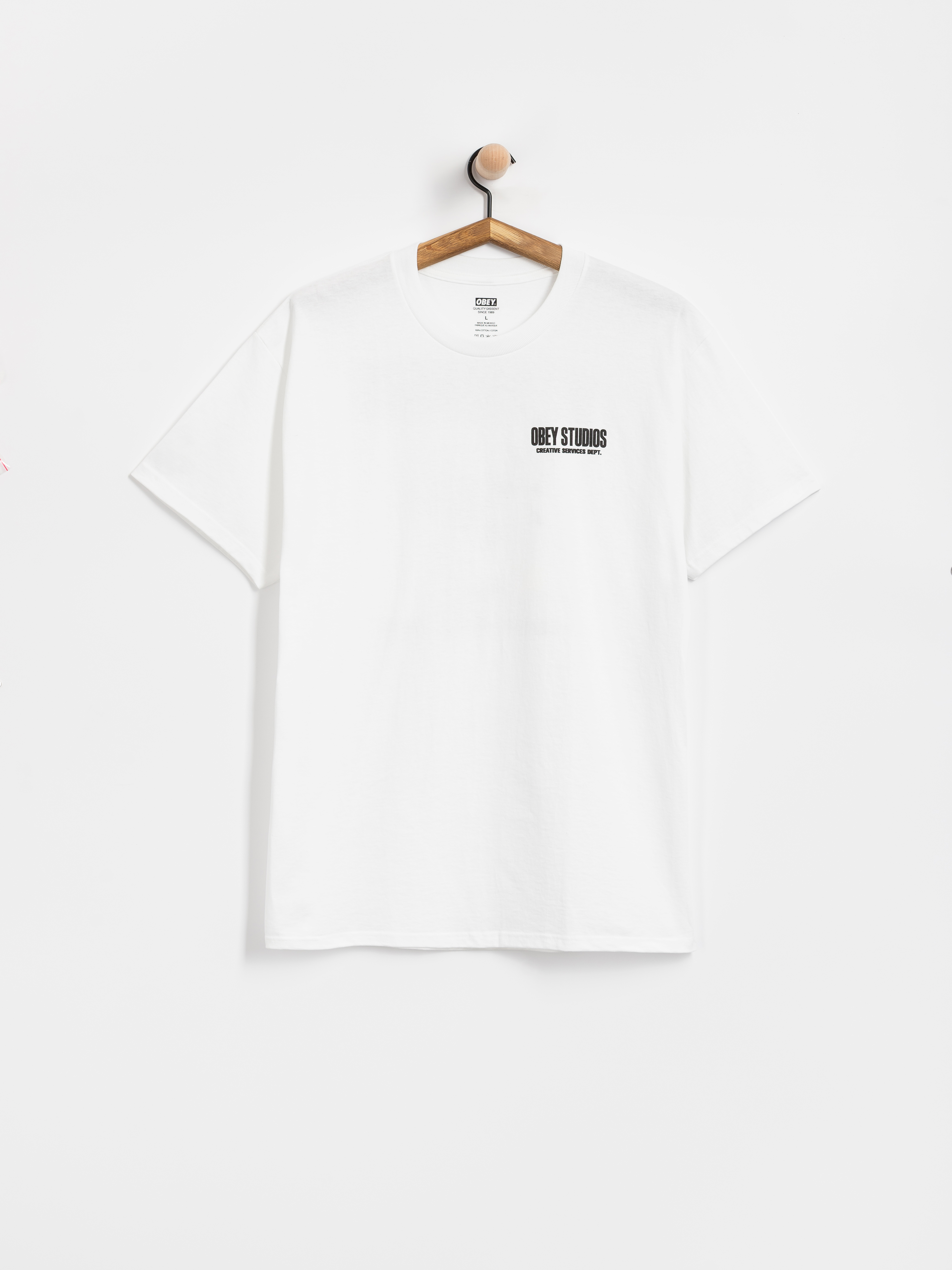 Póló OBEY Creative Services Dept. (white)