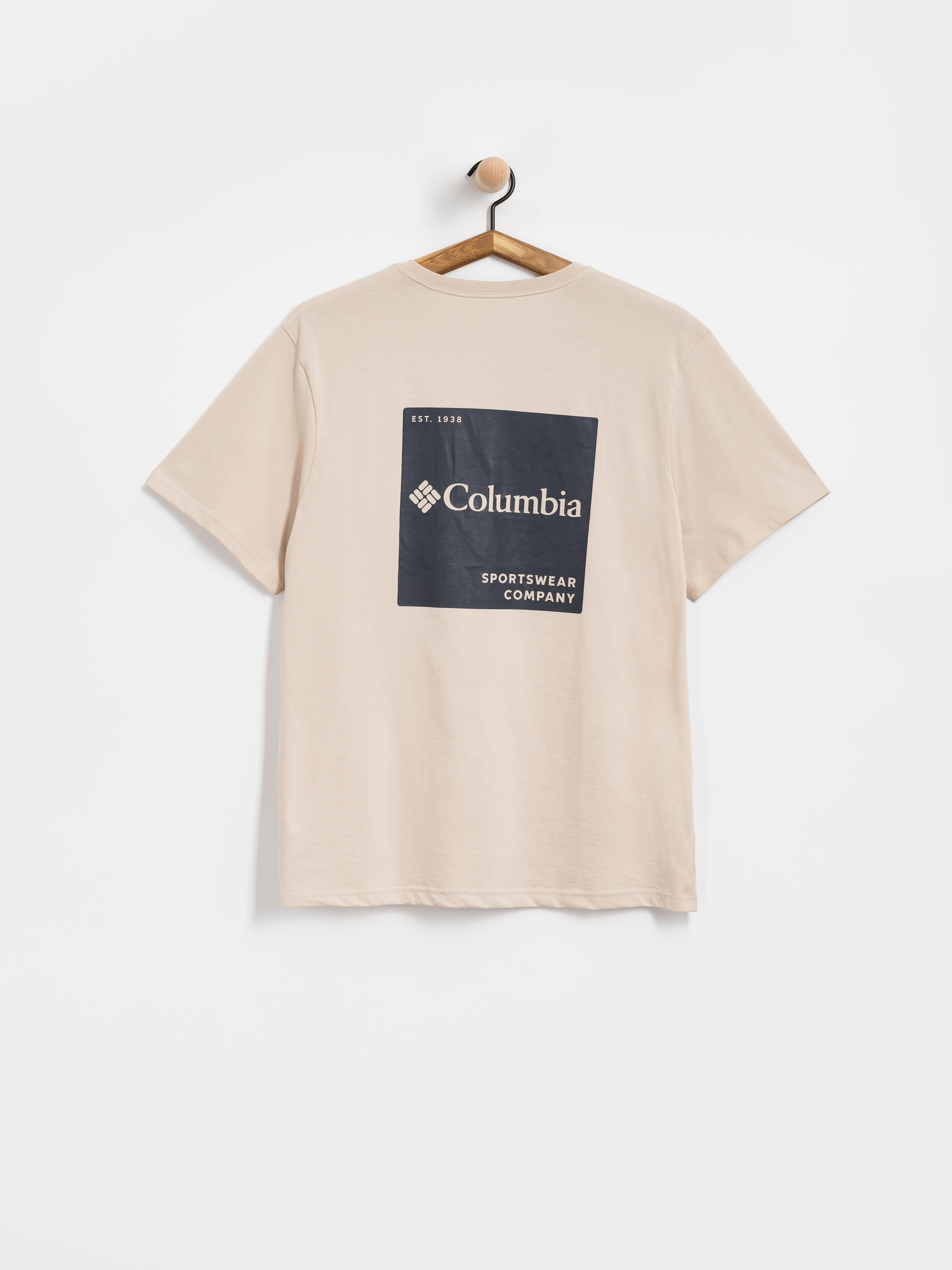 Columbia CSC Logo Back Póló (dark stone/boxy brand)