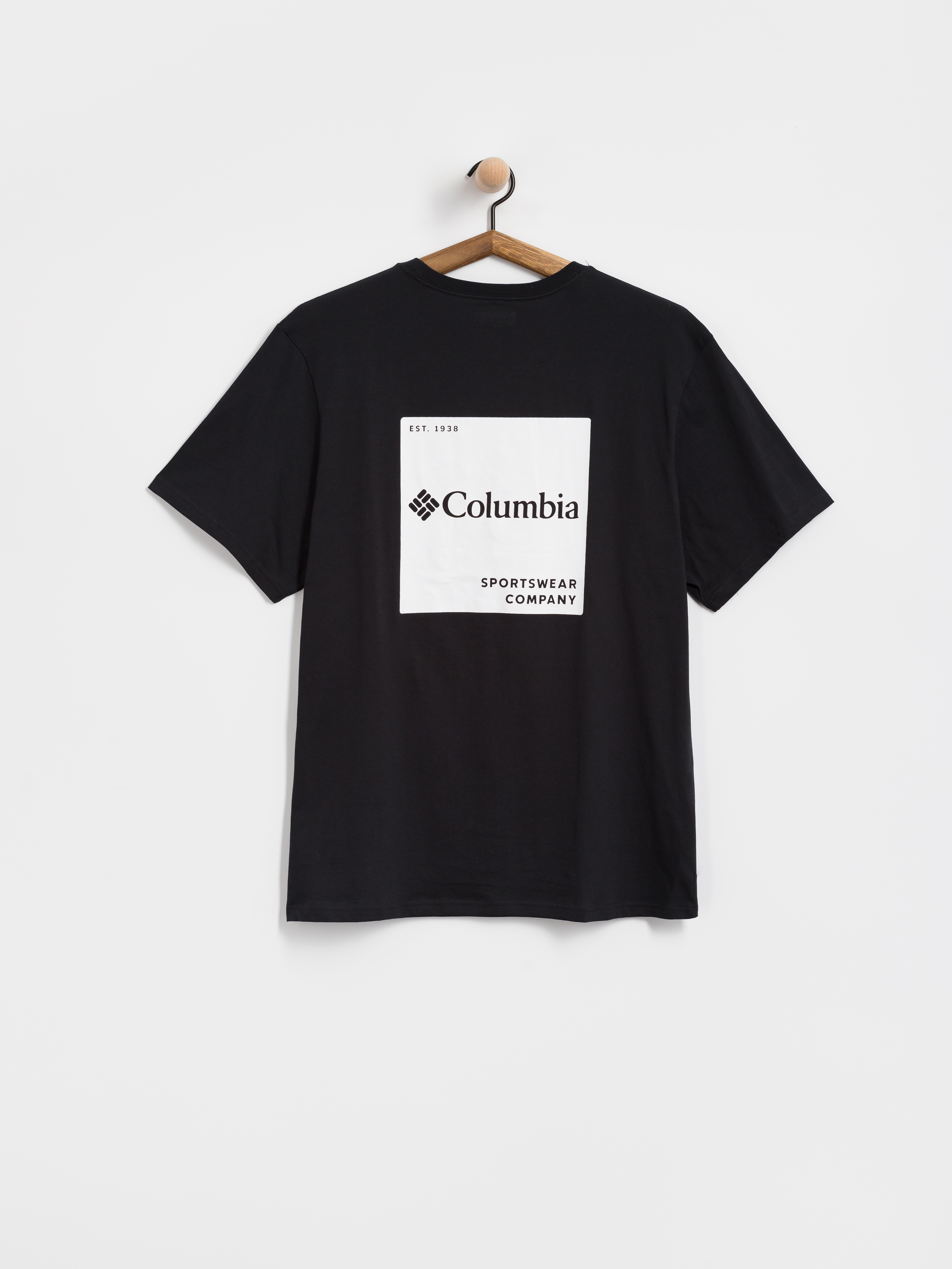 Póló Columbia CSC Logo Back (black/boxy brand)