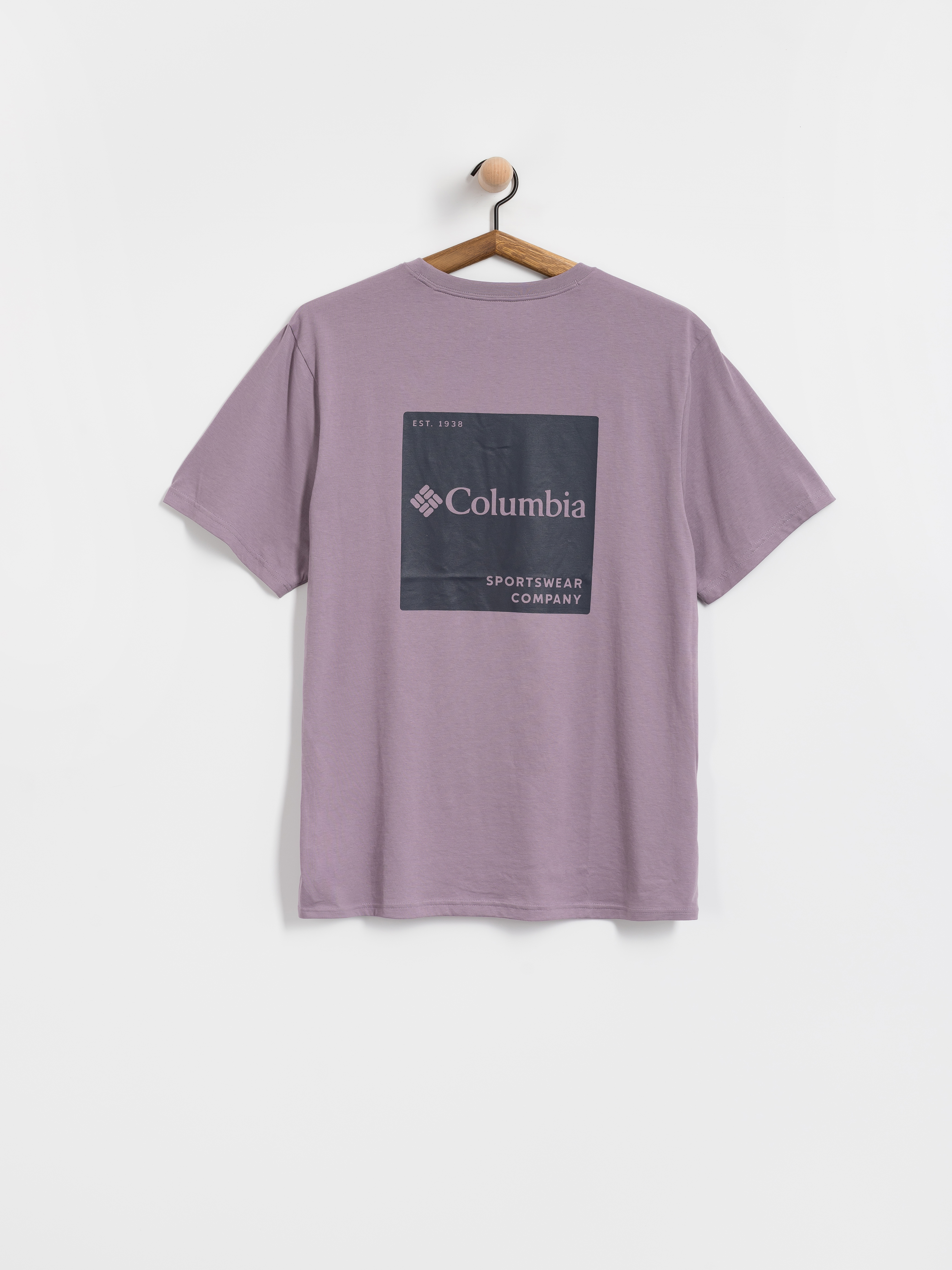 Póló Columbia CSC Logo Back (shale purple/boxy brand)