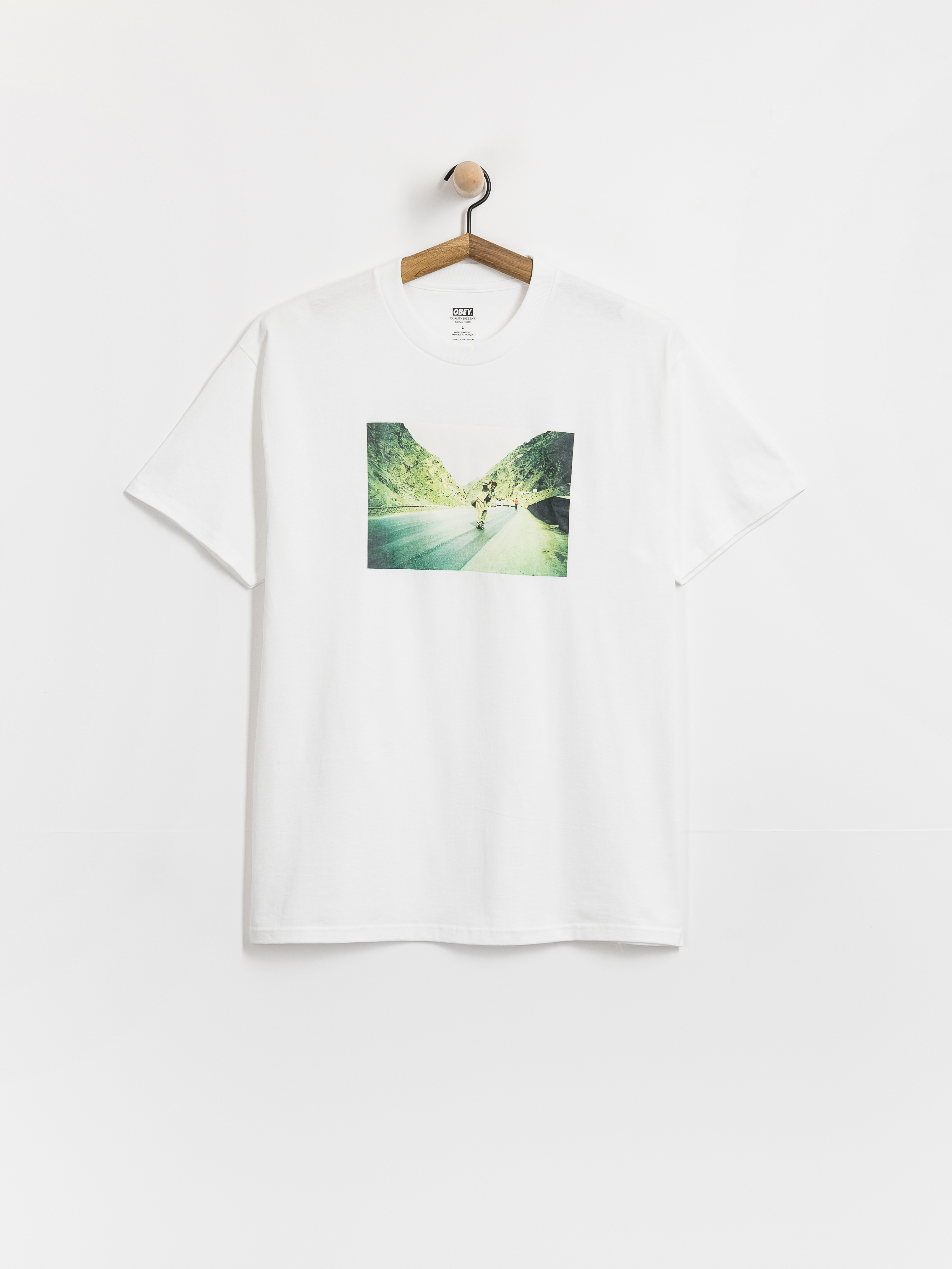 Póló OBEY Skateistan Photo (white)