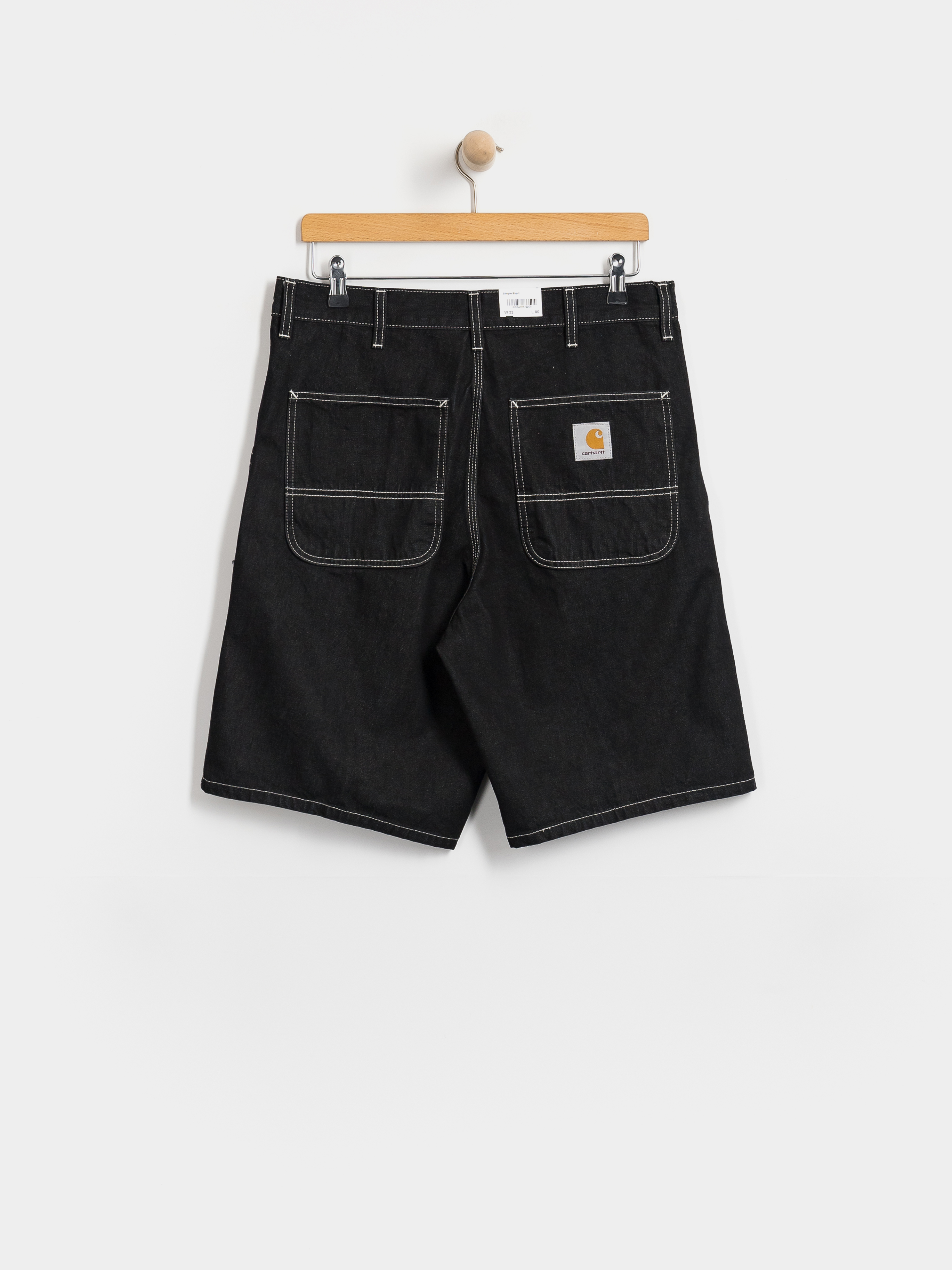 Rövidnadrág Carhartt WIP Simple (black one wash)