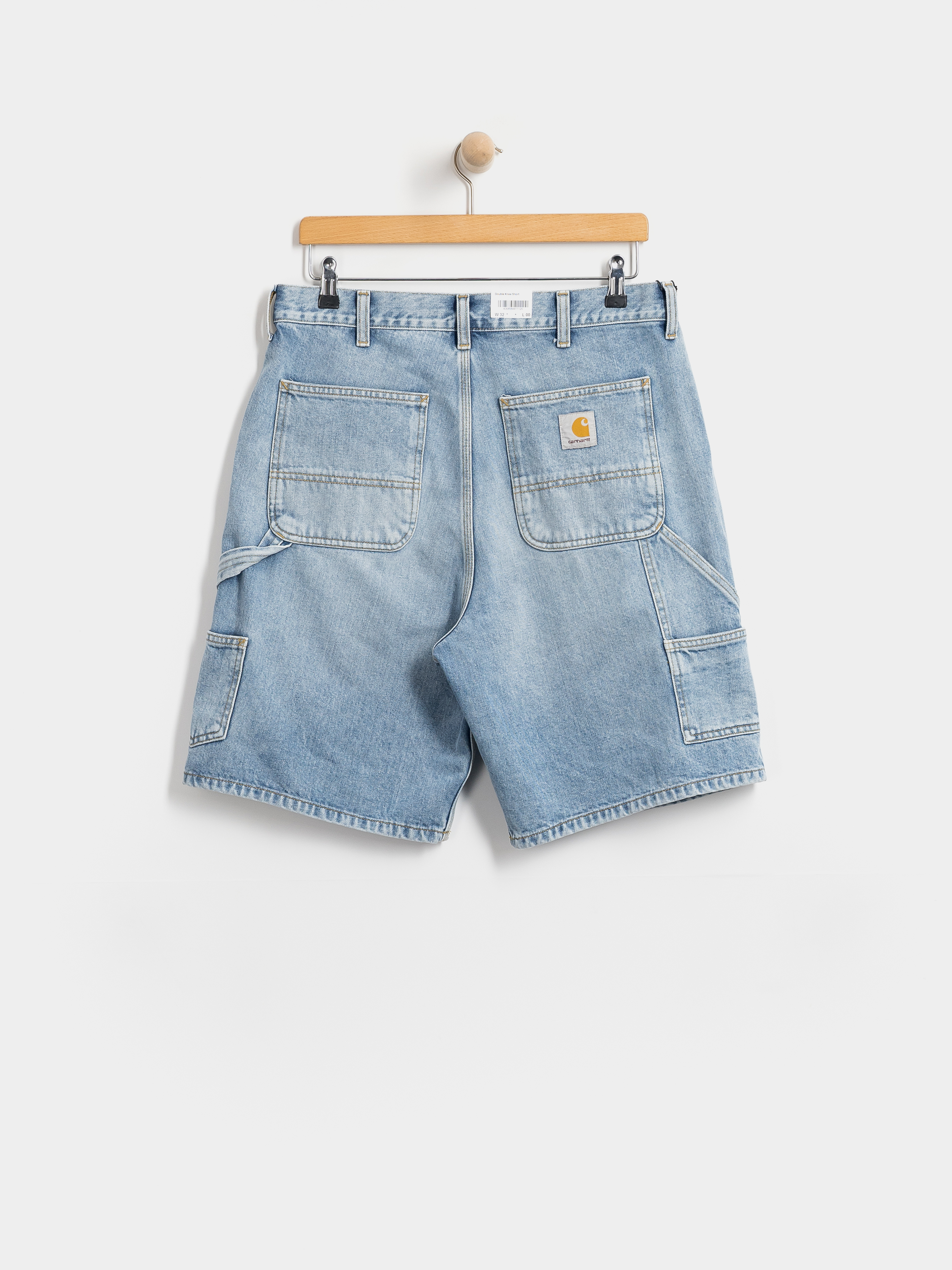 Rövidnadrág Carhartt WIP Double Knee (blue heavy worn bleached)