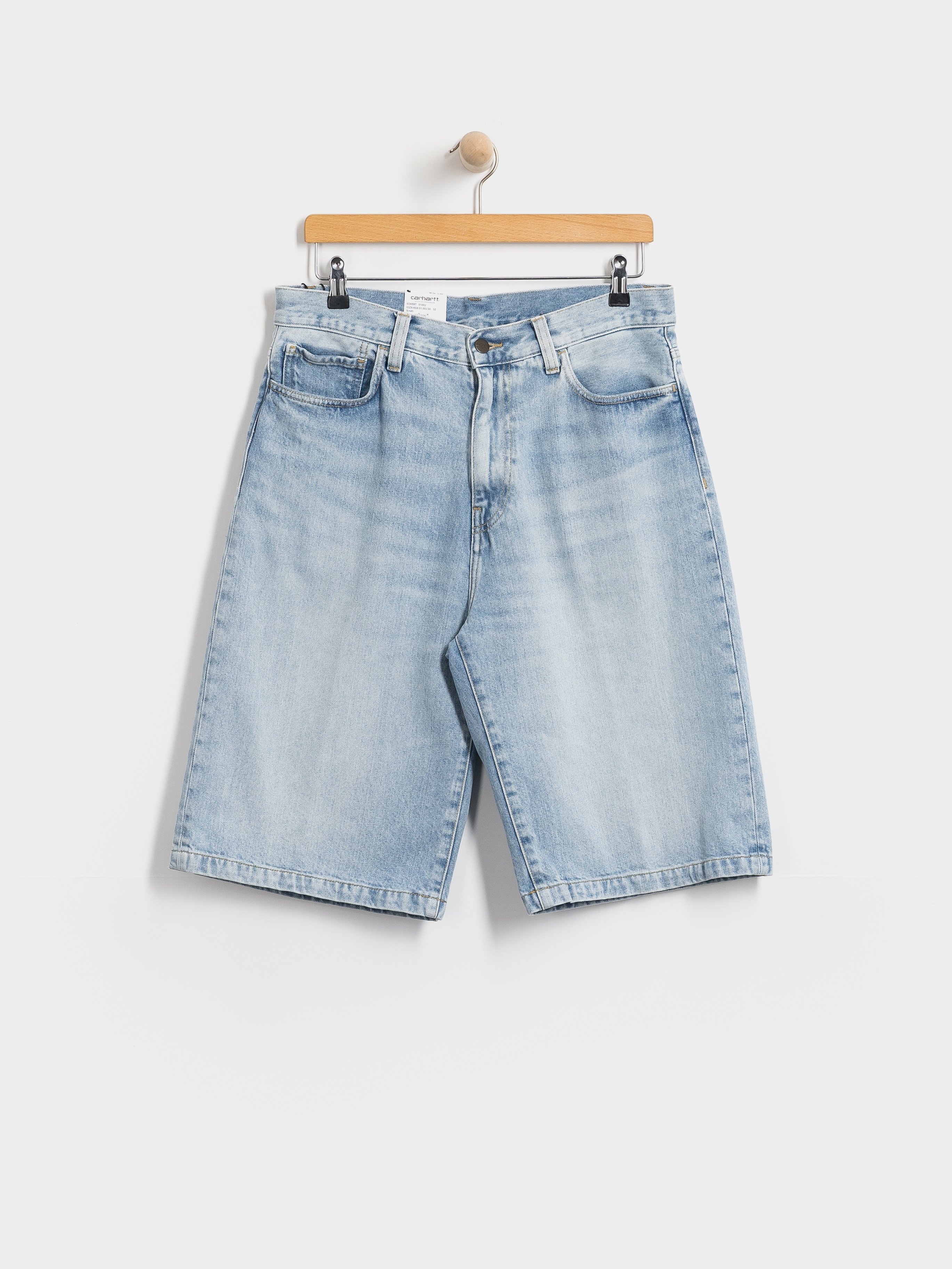 Ru00f6vidnadru00e1g Carhartt WIP Langdon (blue heavy worn bleached)
