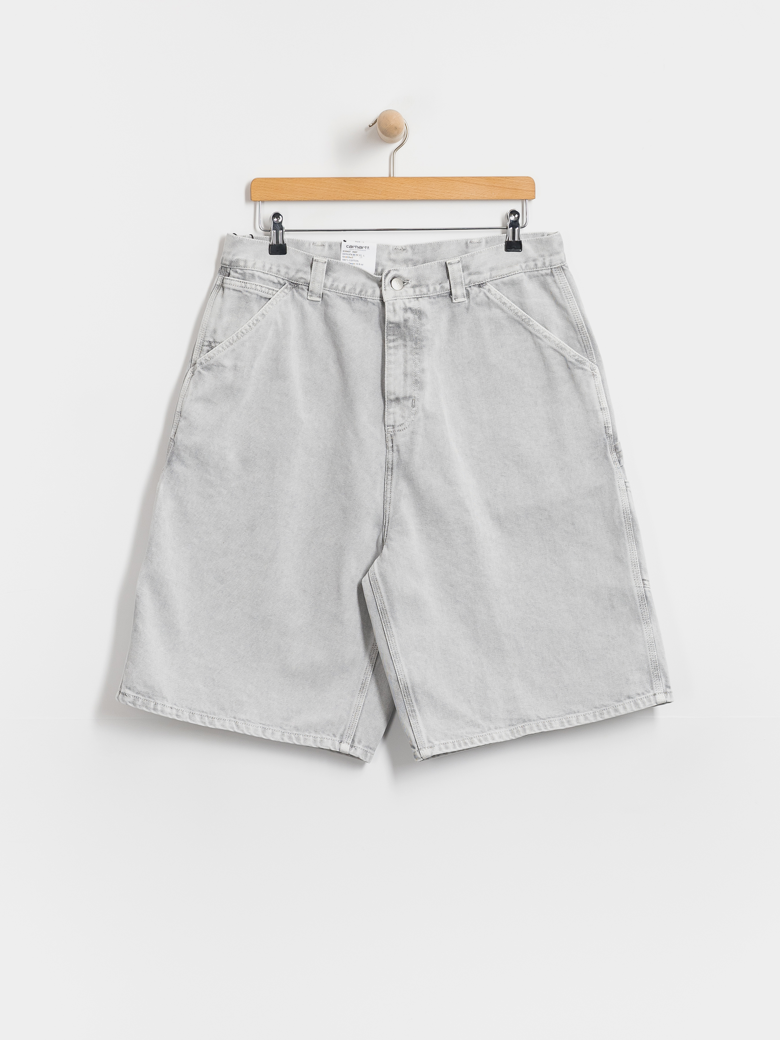Ru00f6vidnadru00e1g Carhartt WIP OG Single Knee (black chalk wash)