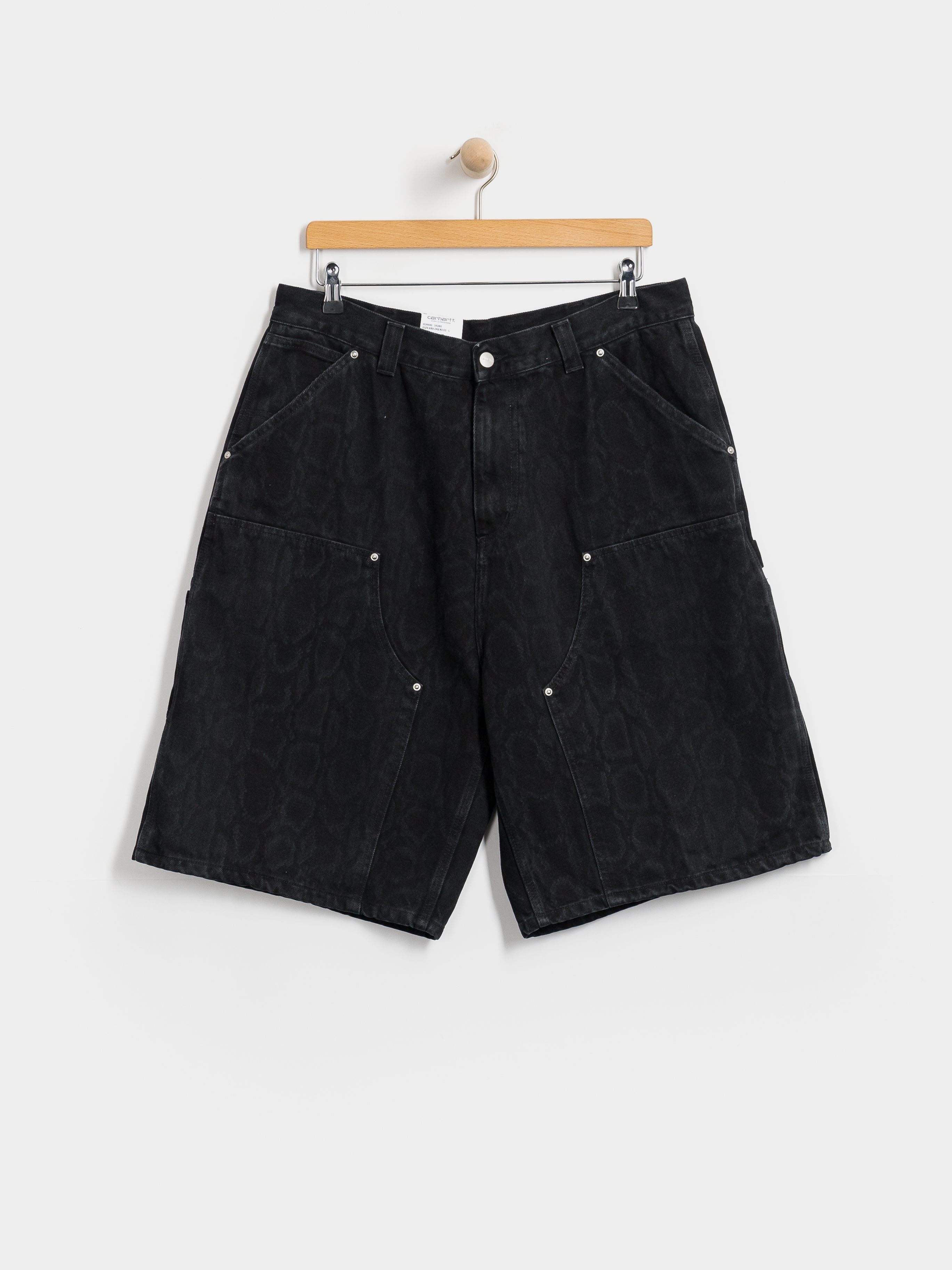 Ru00f6vidnadru00e1g Carhartt WIP OG Double Knee (snake camo/black)