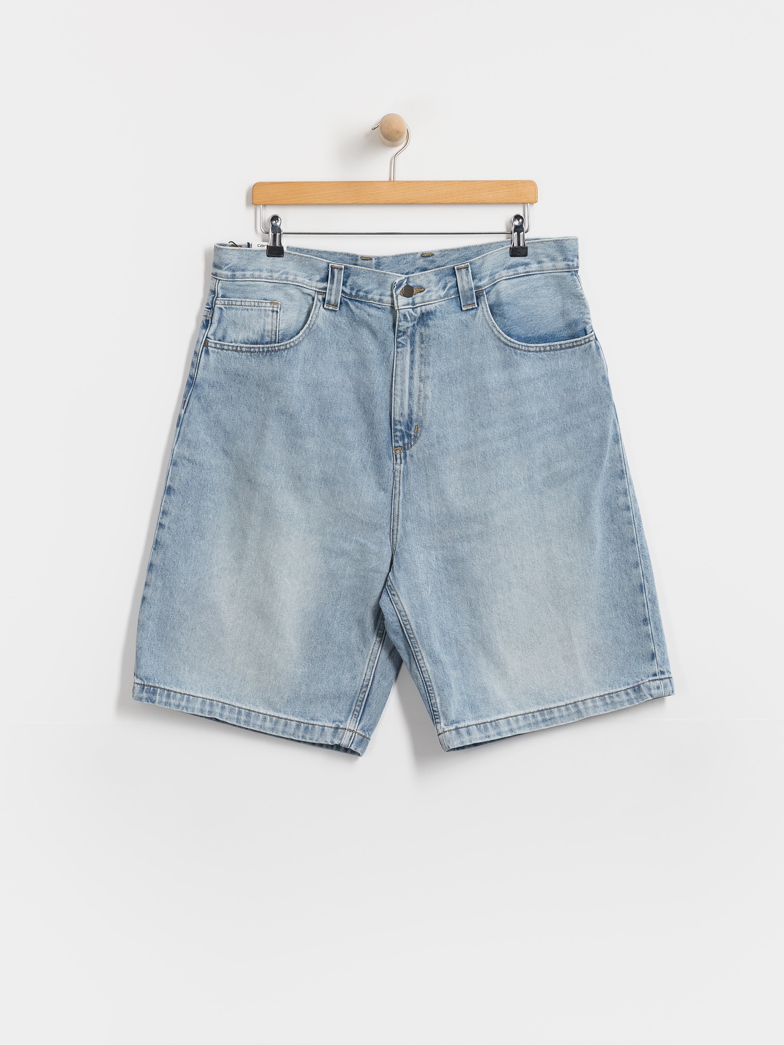 Rövidnadrág Carhartt WIP Brandon (blue heavy worn bleached)