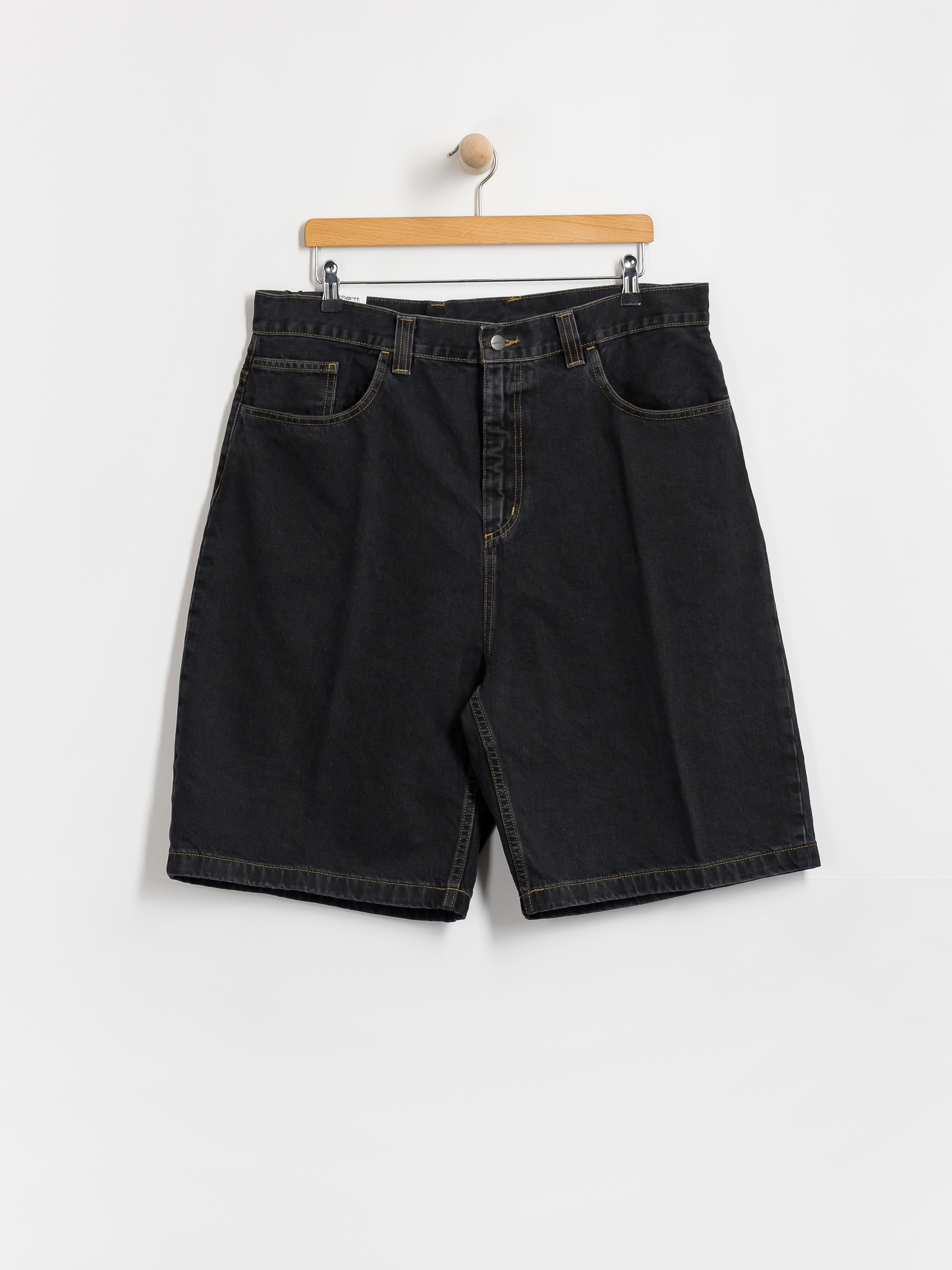 Rövidnadrág Carhartt WIP Brandon (black stone washed)
