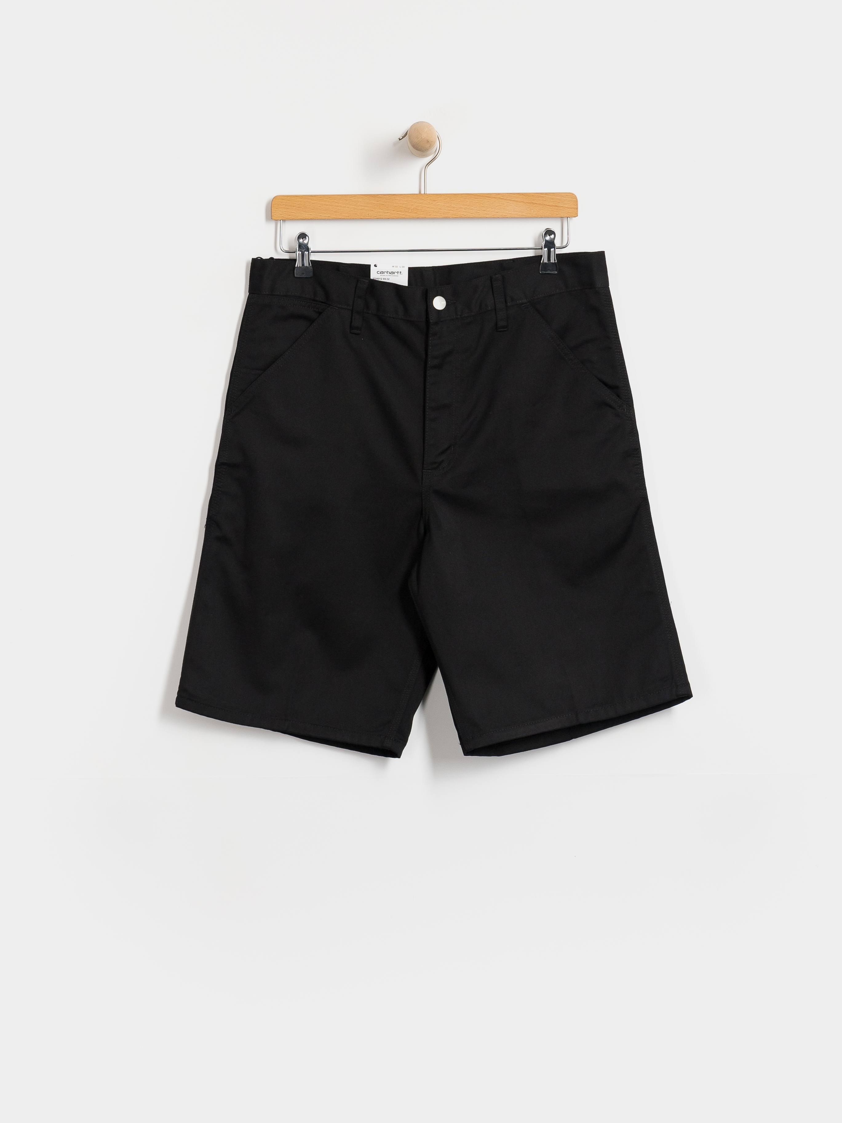 Carhartt WIP Simple Ru00f6vidnadru00e1g (black)