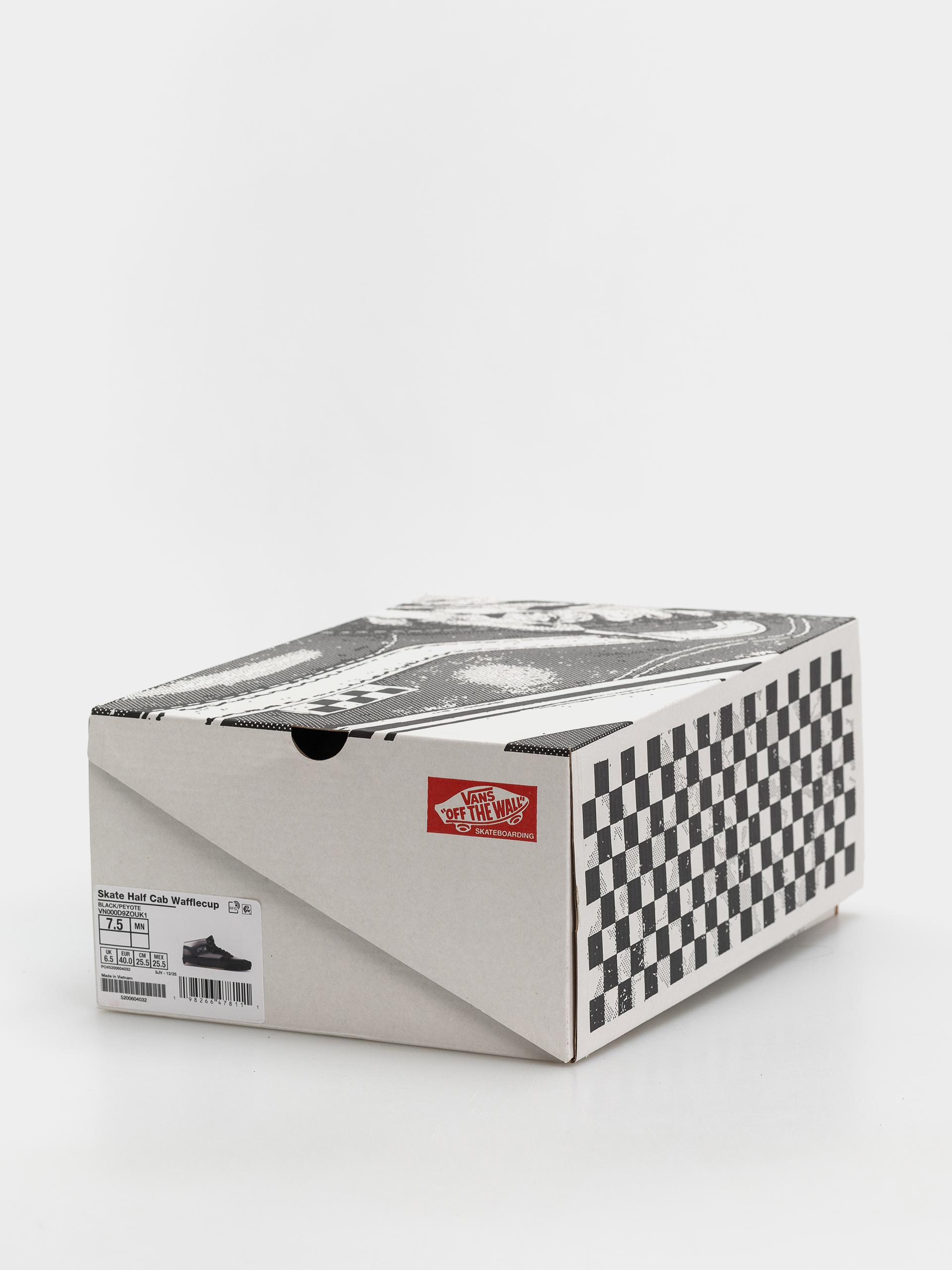Vans Skate Half Cab Wafflecup Cipők (black/peyote)