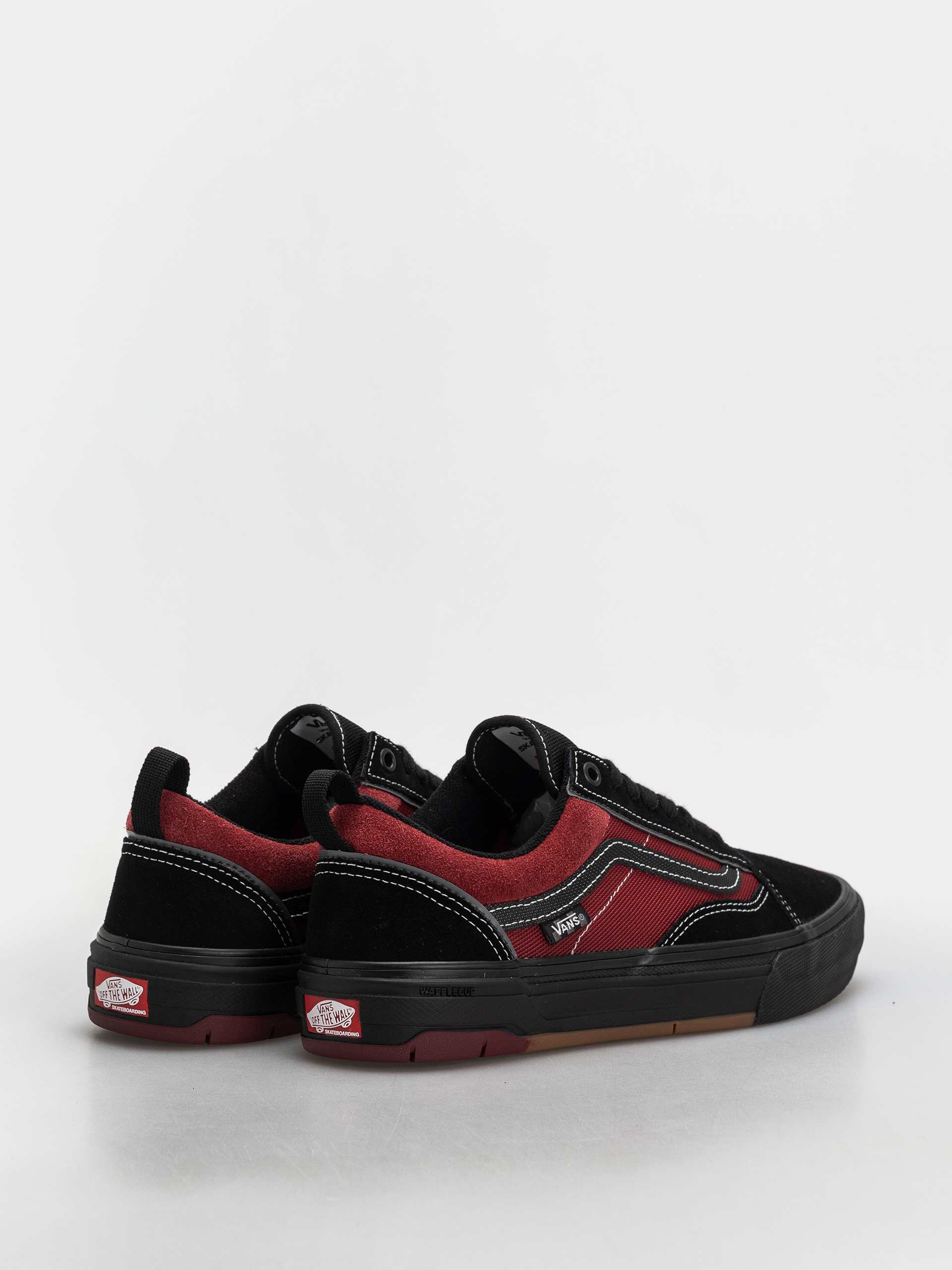 Vans Skate Old Skool Wafflecup Cipők (black/red)